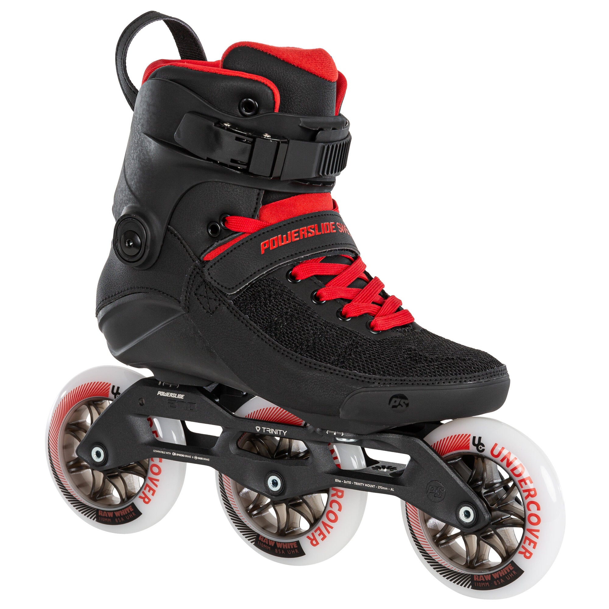 powerslide-swell-black-fire-110-fitness-inline-skates image 2