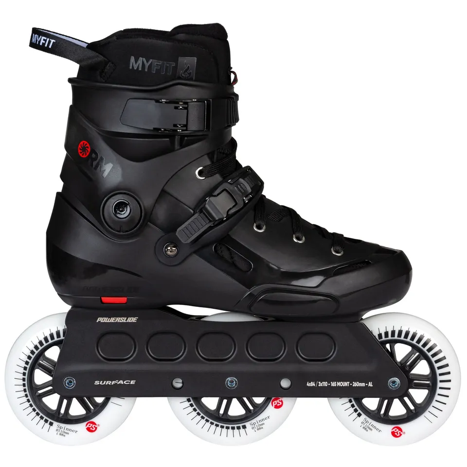 powerslide-storm-black-110-inline-skate-3x110 image 1