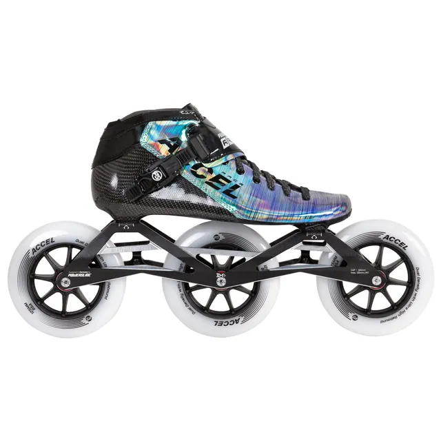 powerslide-accel-race-reflective-125-speedskate-carbon-3x125mm image 1