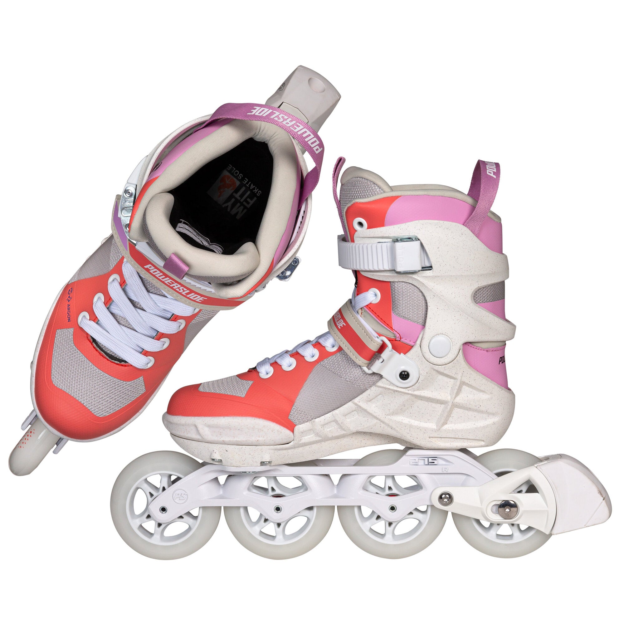 powerslide-phuzion-argon-peach-90-fitness-inline-skates image 5