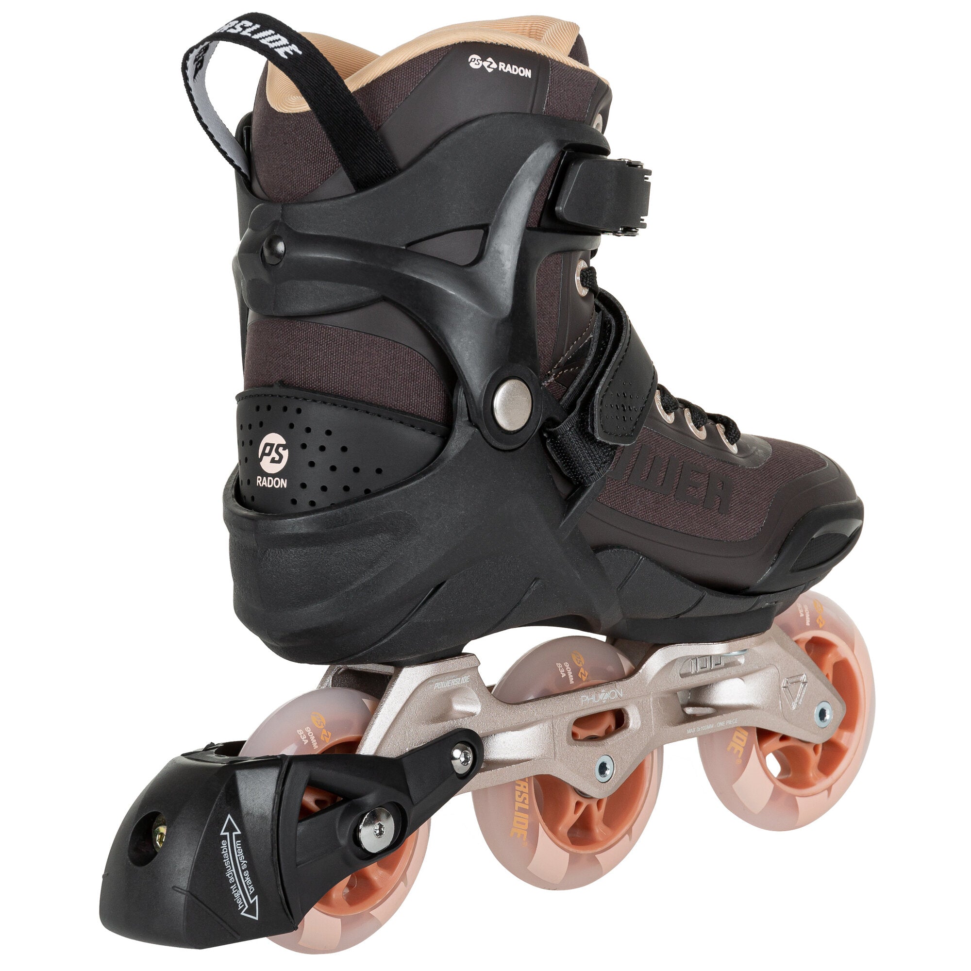 powerslide-phuzion-radon-bronze-90-fitness-inline-skate-90-mm-rollen-trinity-x-s image 3
