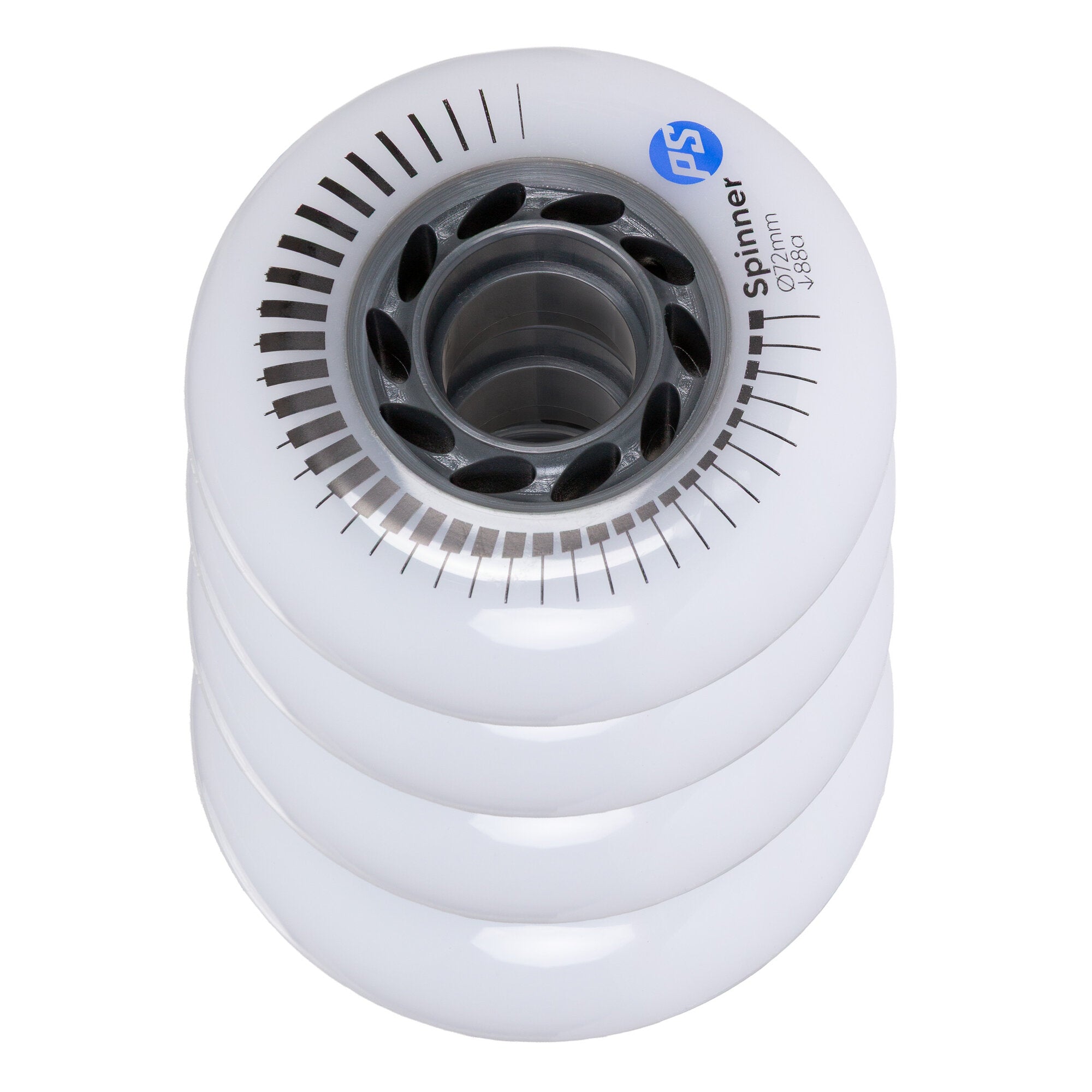 powerslide-spinner-72-mm-88a-urban-rollen-white-4er-pack image 3