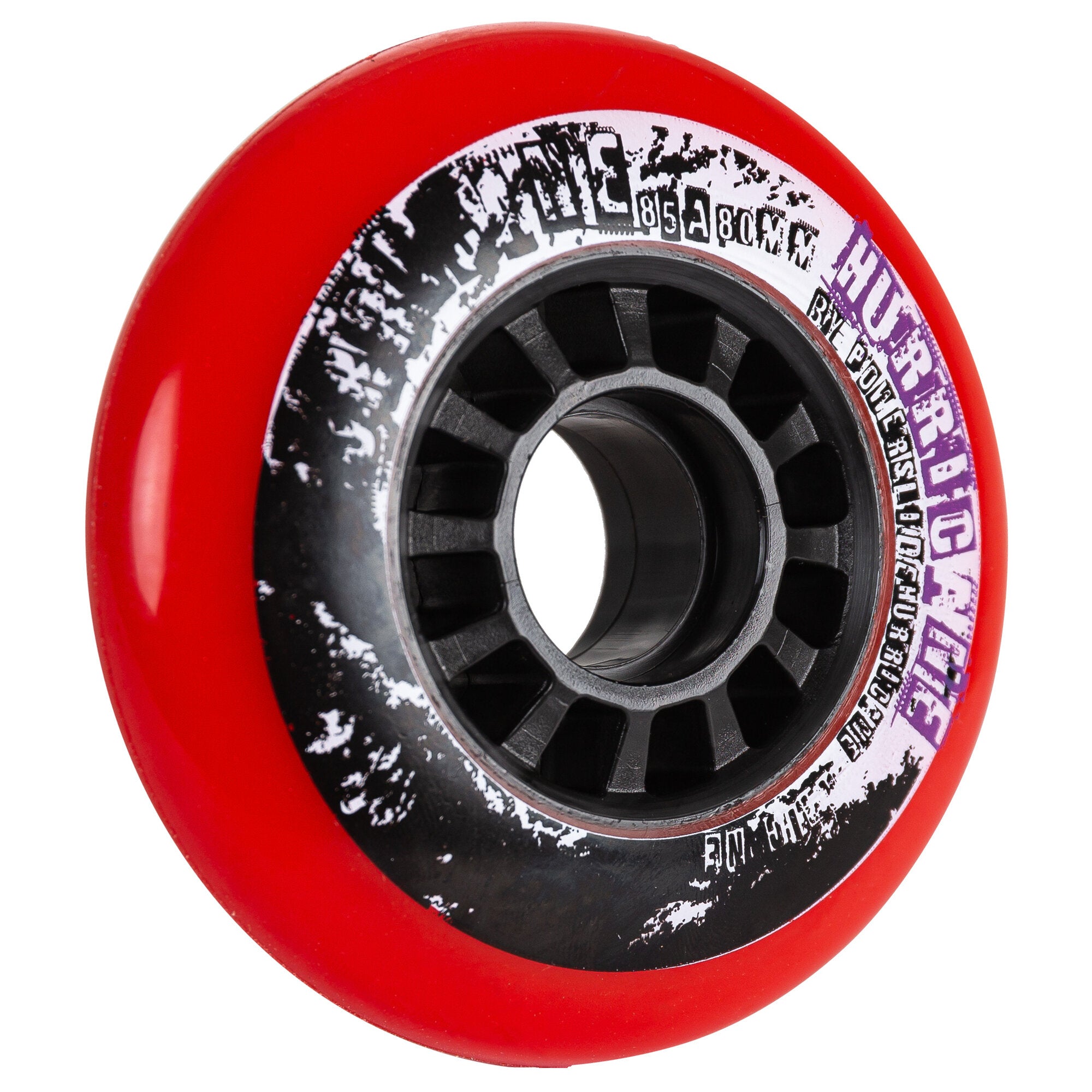 powerslide-hurricane-80-85a-rollen-rot-4er-pack-urban-rollen image 2