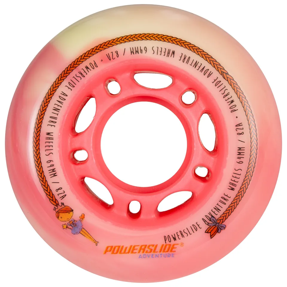 powerslide-princess-64-kinderrollen-4er-pack-orange image 1