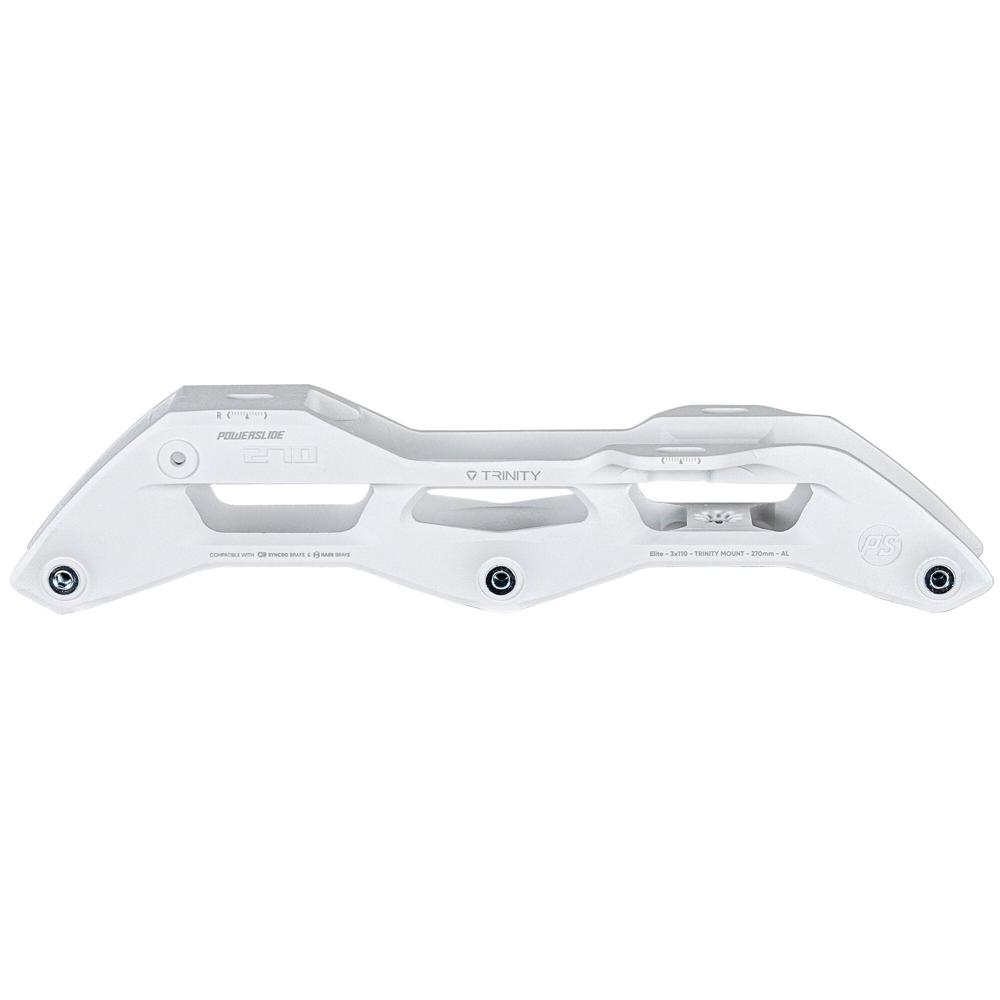 powerslide-elite-cast-syncro-al-270-3x110-schiene-white-tri image 1