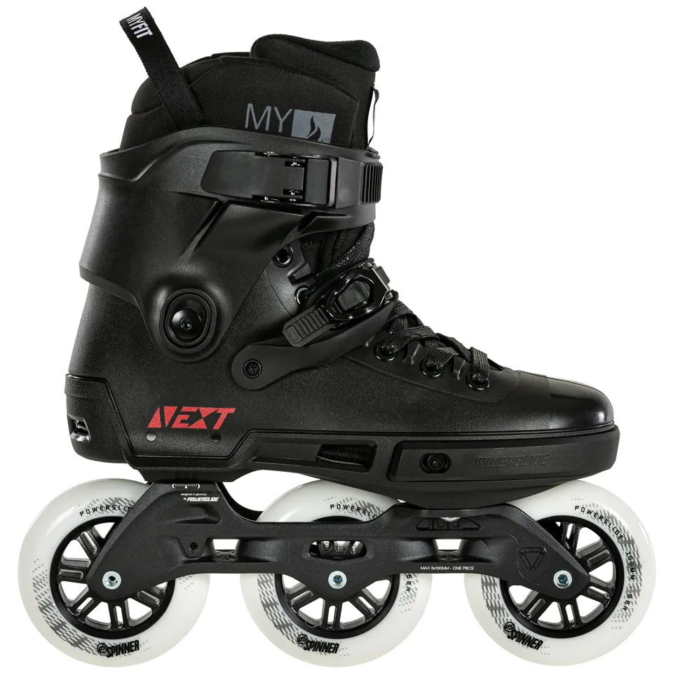 powerslide-next-core-black-100-urban-freeride-inline-skates image 1