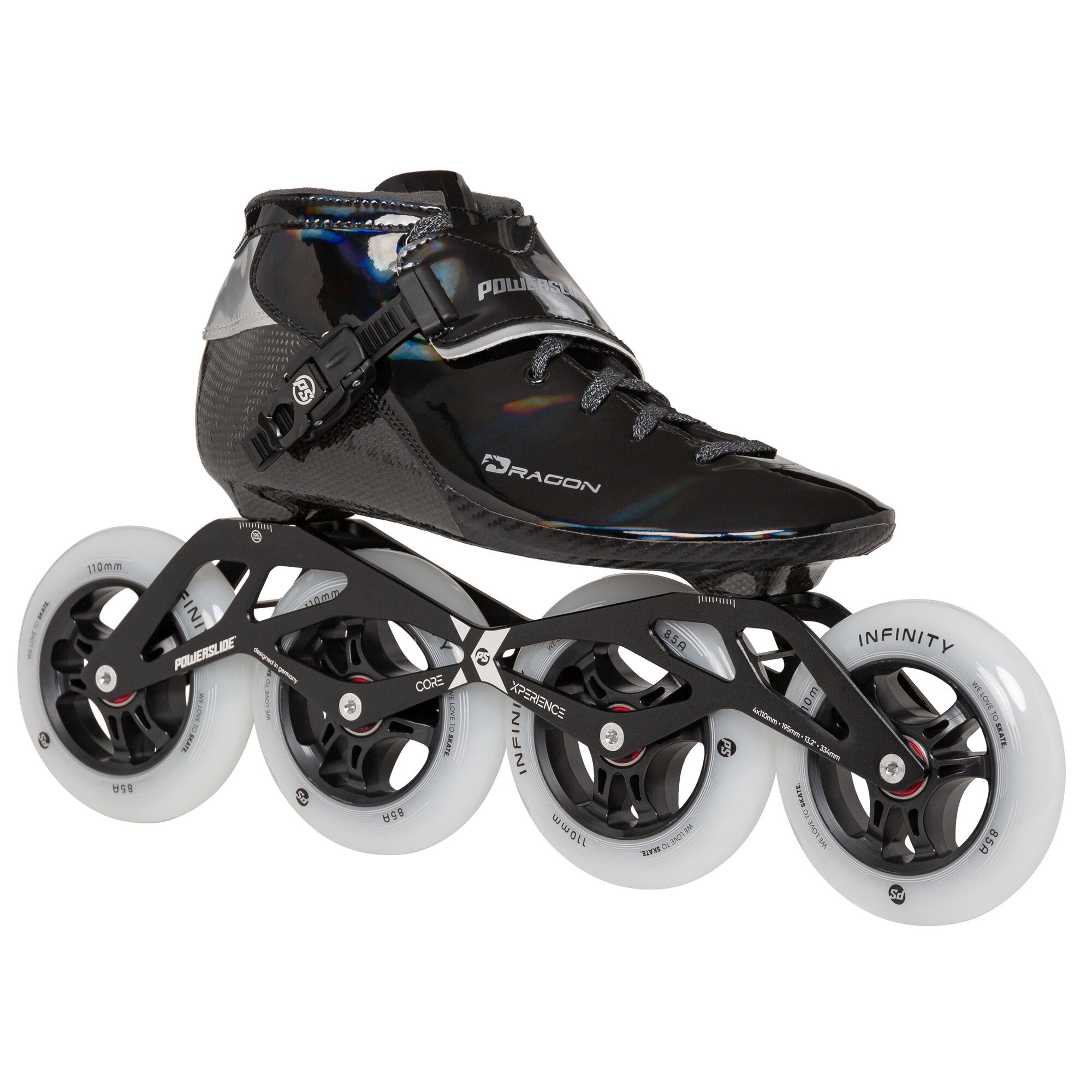 powerslide-dragon-black-110-kids-inline-speedskate-4x110-mm image 2