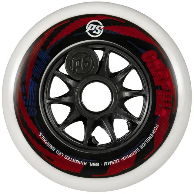 powerslide-graphix-125mm-85a-ohne-led-einzelrolle image 1