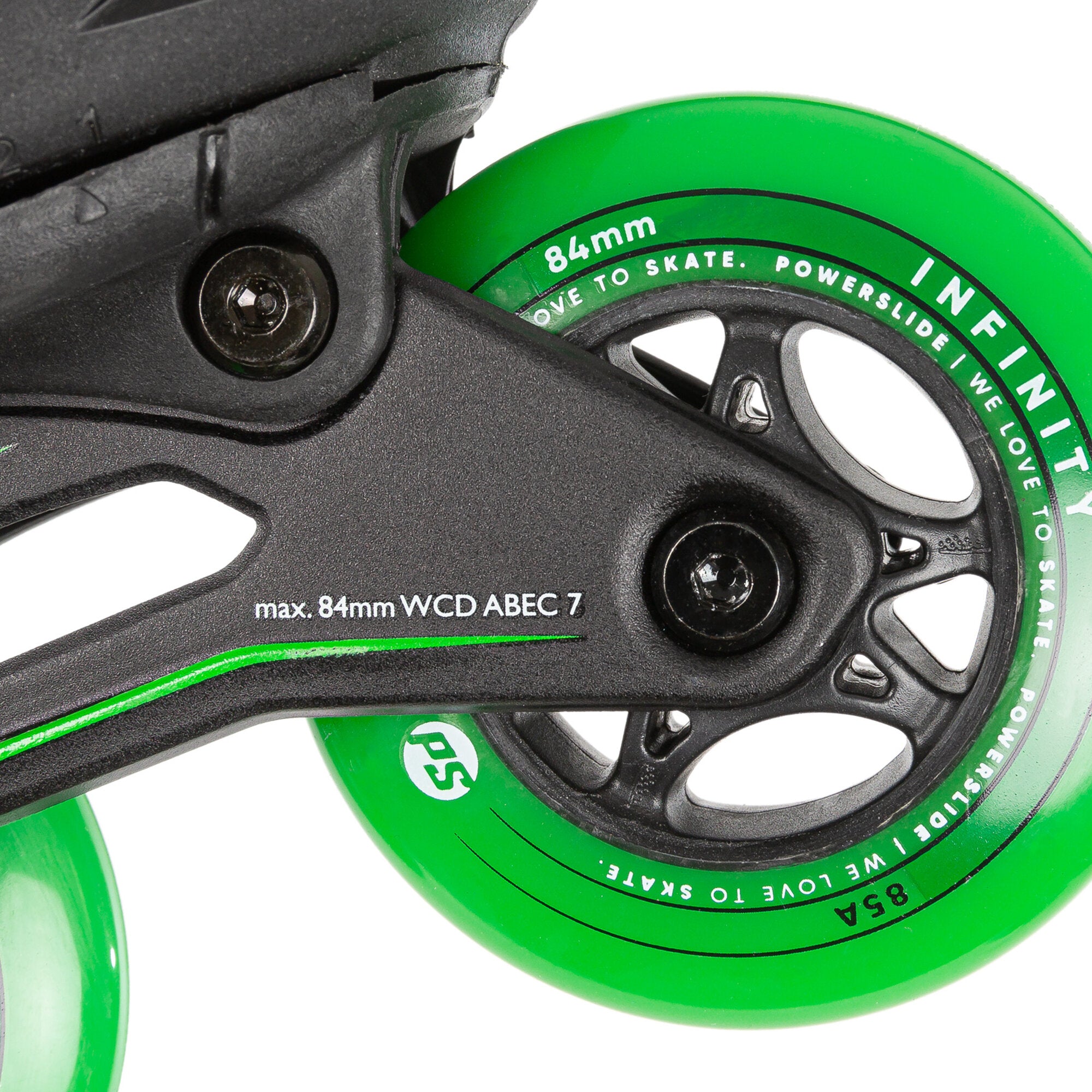 powerslide-phuzion-universe-green-gr-enverstellbarer-kinder-inline-skate-3-rolle image 8