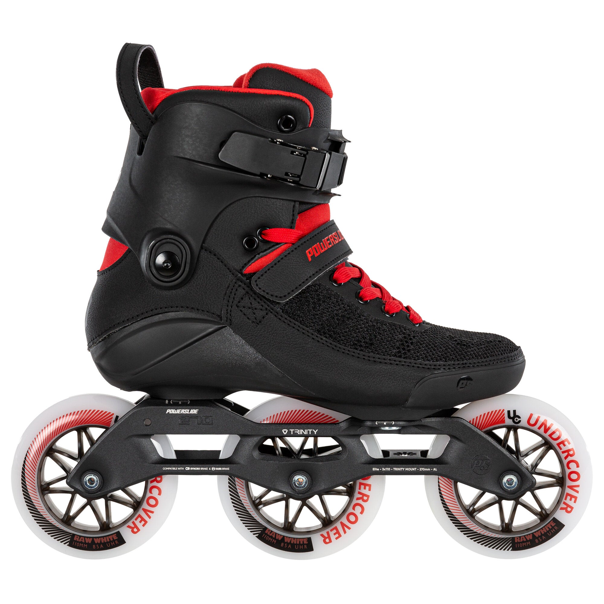 powerslide-swell-black-fire-110-fitness-inline-skates image 1