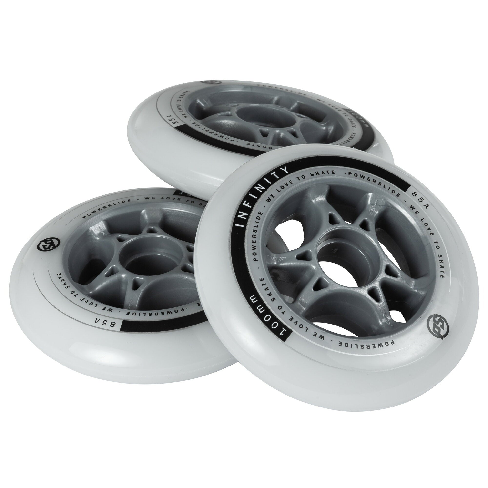 powerslide-infinity-100-85a-rollen-4er-pack-grau image 7