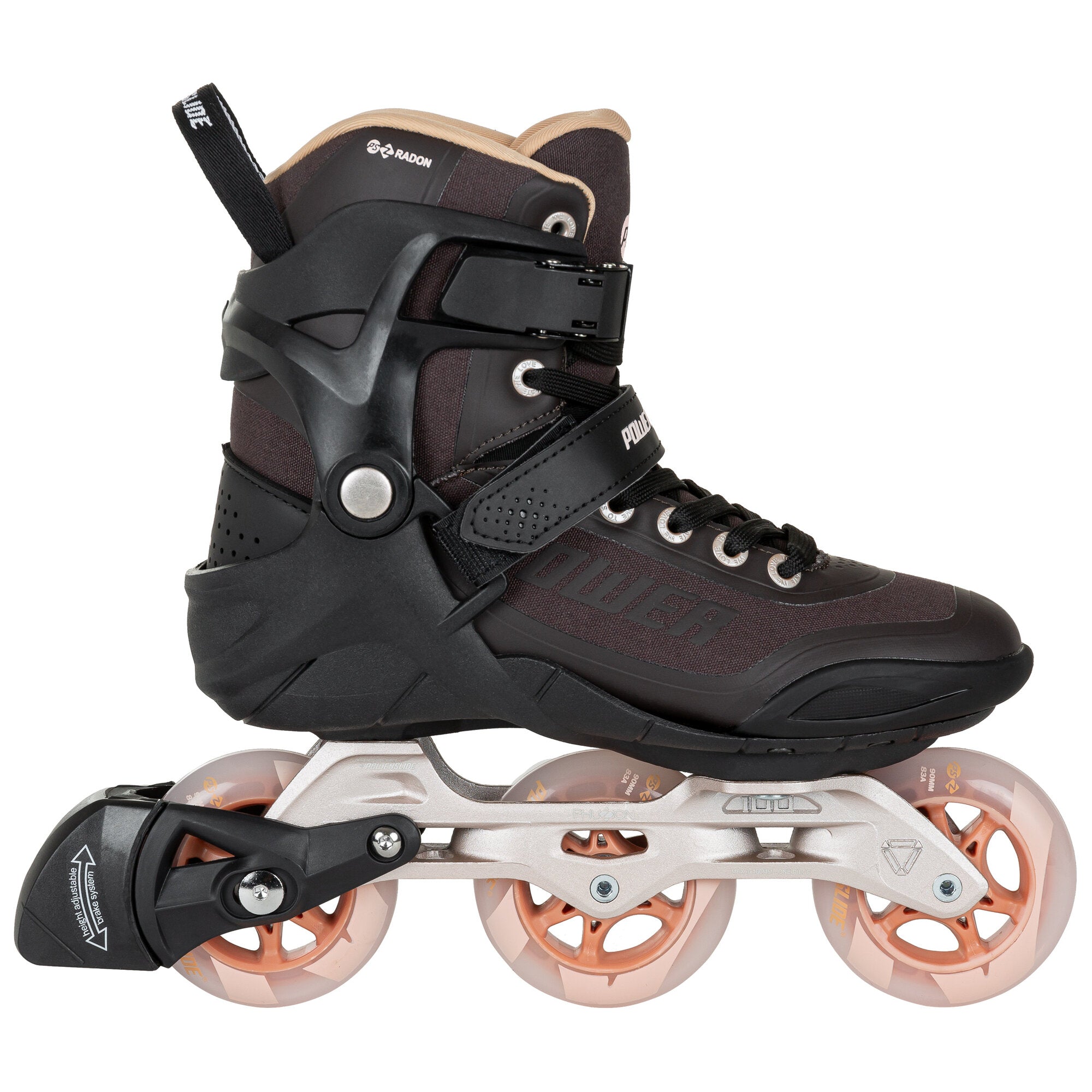 powerslide-phuzion-radon-bronze-90-fitness-inline-skate-90-mm-rollen-trinity-x-s image 1
