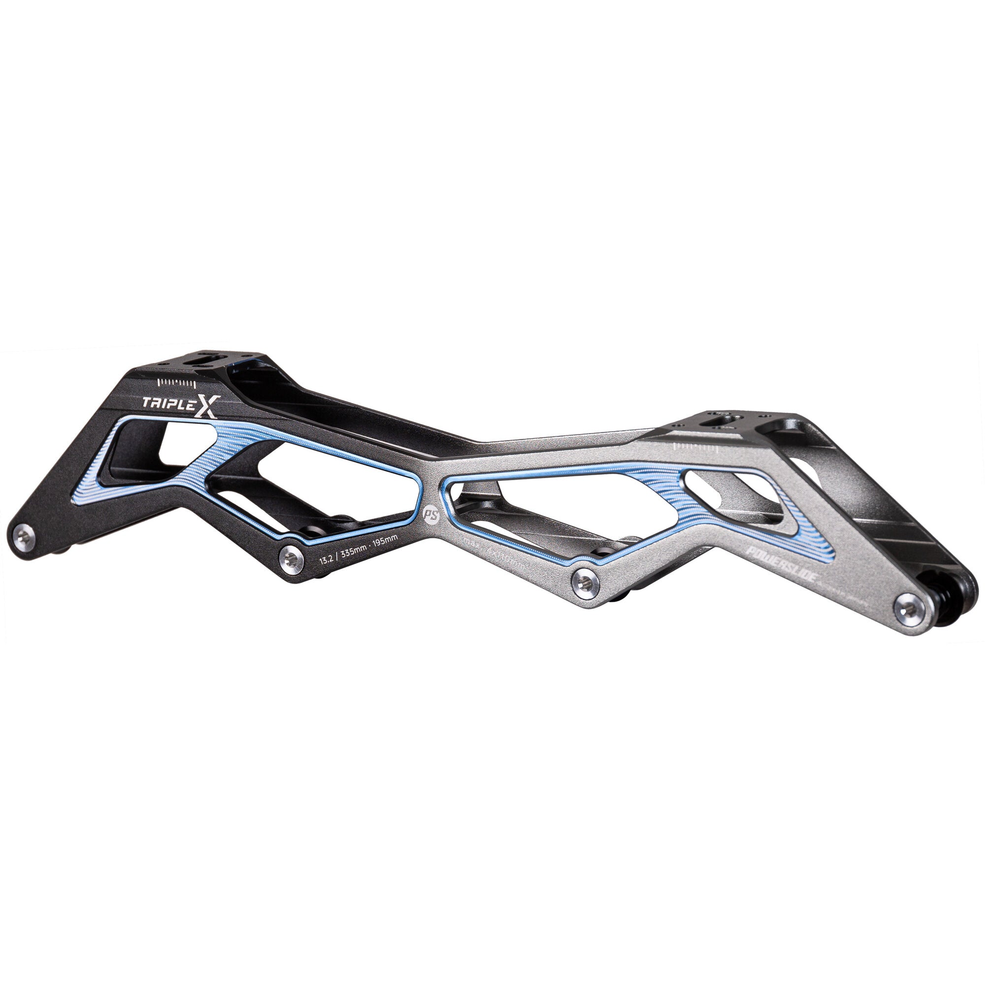 powerslide-triple-x-13-2-4x110-speed-frame-schwarz-grau-195 image 2