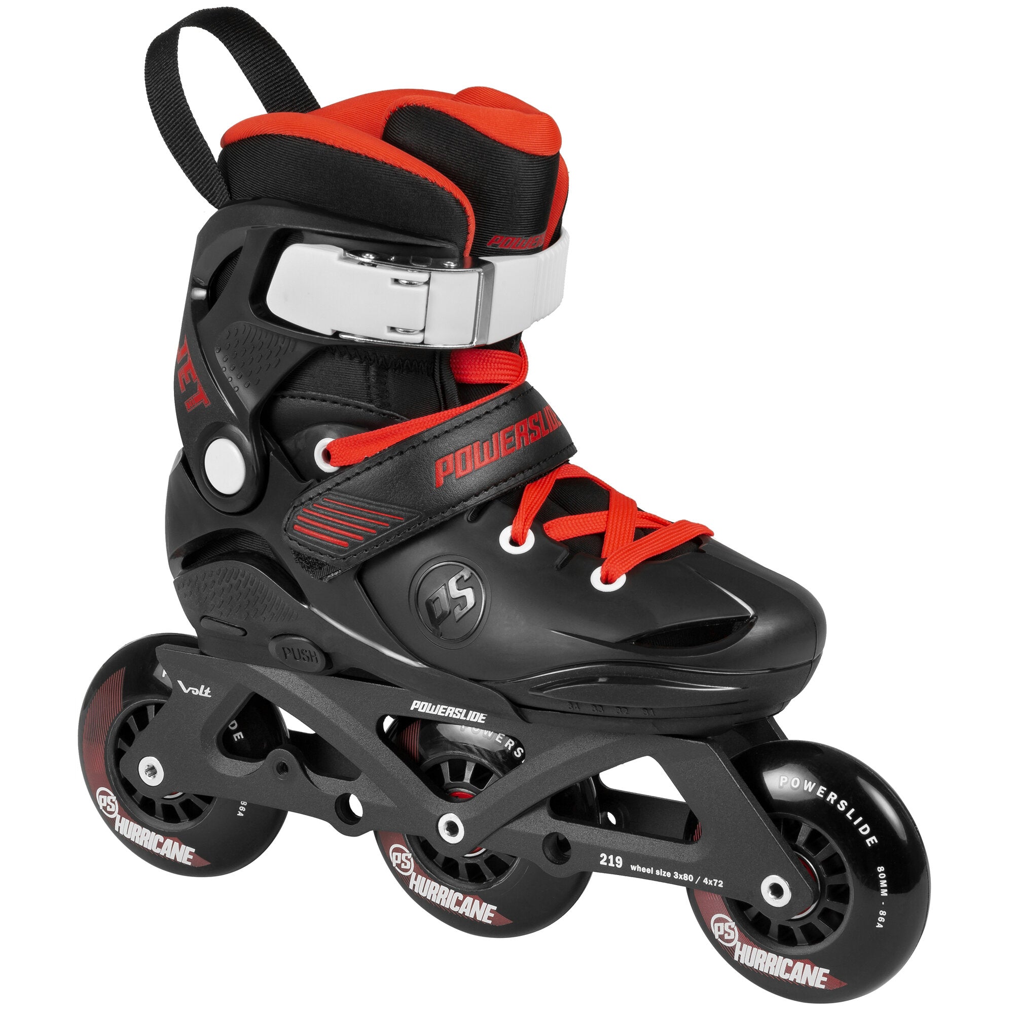 powerslide-jet-pro-black-adj-kinder-inlineskates image 2
