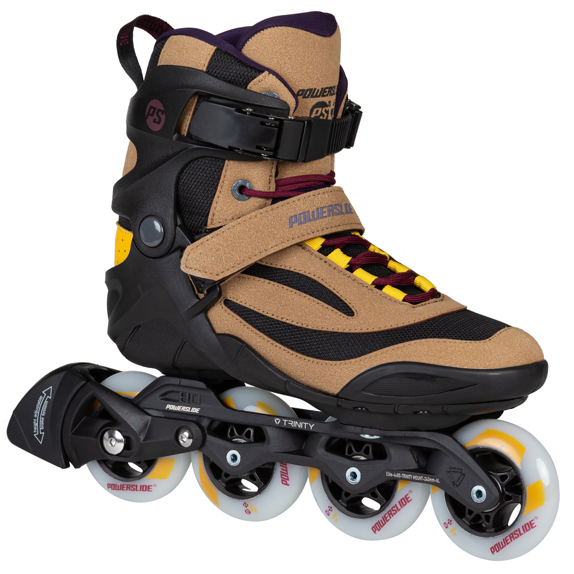 powerslide-phuzion-radon-umber-80-fitness-inline-skates image 2