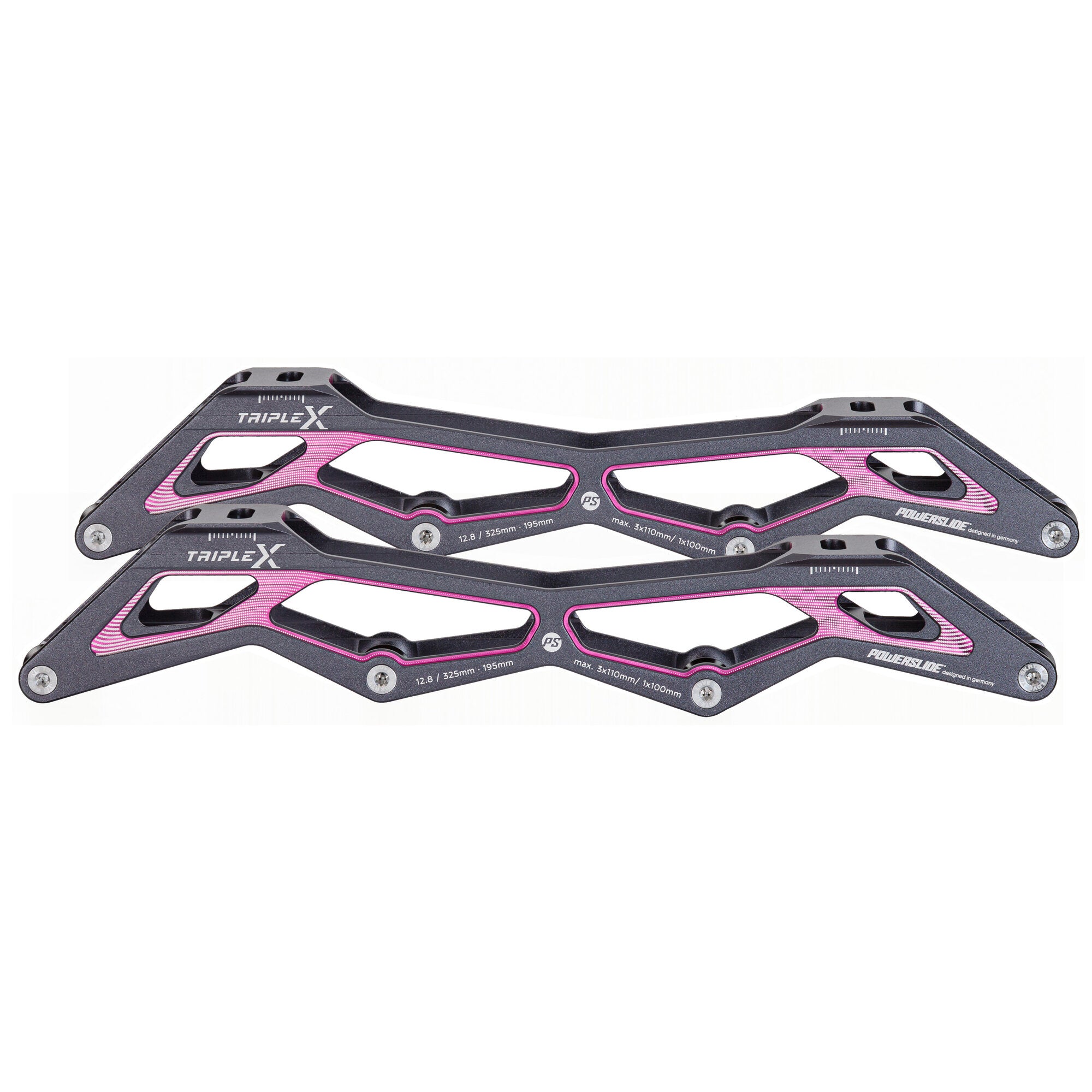 powerslide-triple-x-hilo-12-8-3x110-1x100-195-racing-schiene image 1