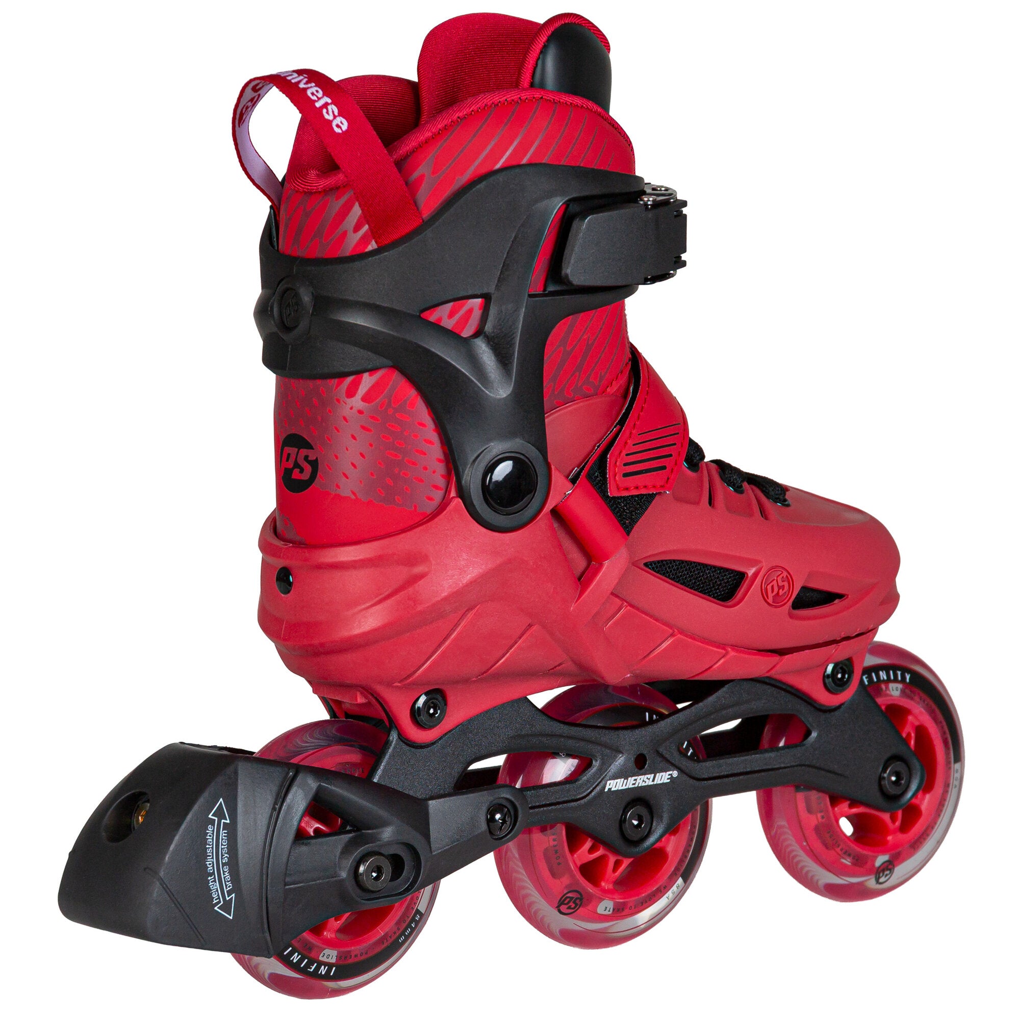 powerslide-phuzion-universe-red-adj-kinder-inlineskate-3-rollen image 3