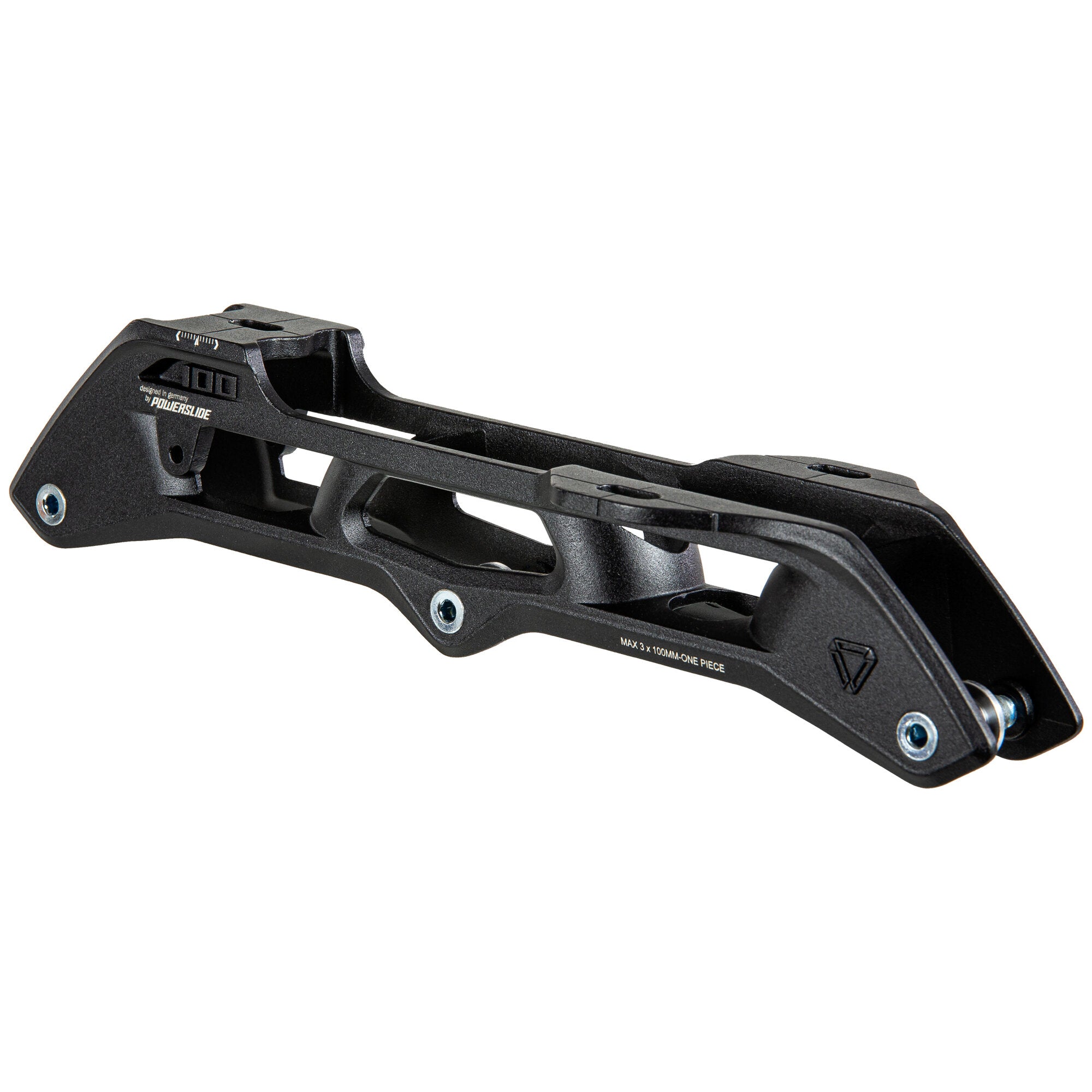 powerslide-elite-cast-al-250-3x100-black-tri-inline-skate-schiene image 2