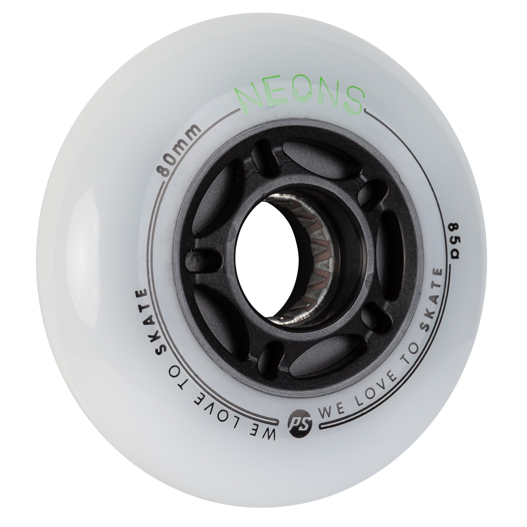 powerslide-neons-80-mm-85a-led-rollen-gr-n-4er-pack image 3