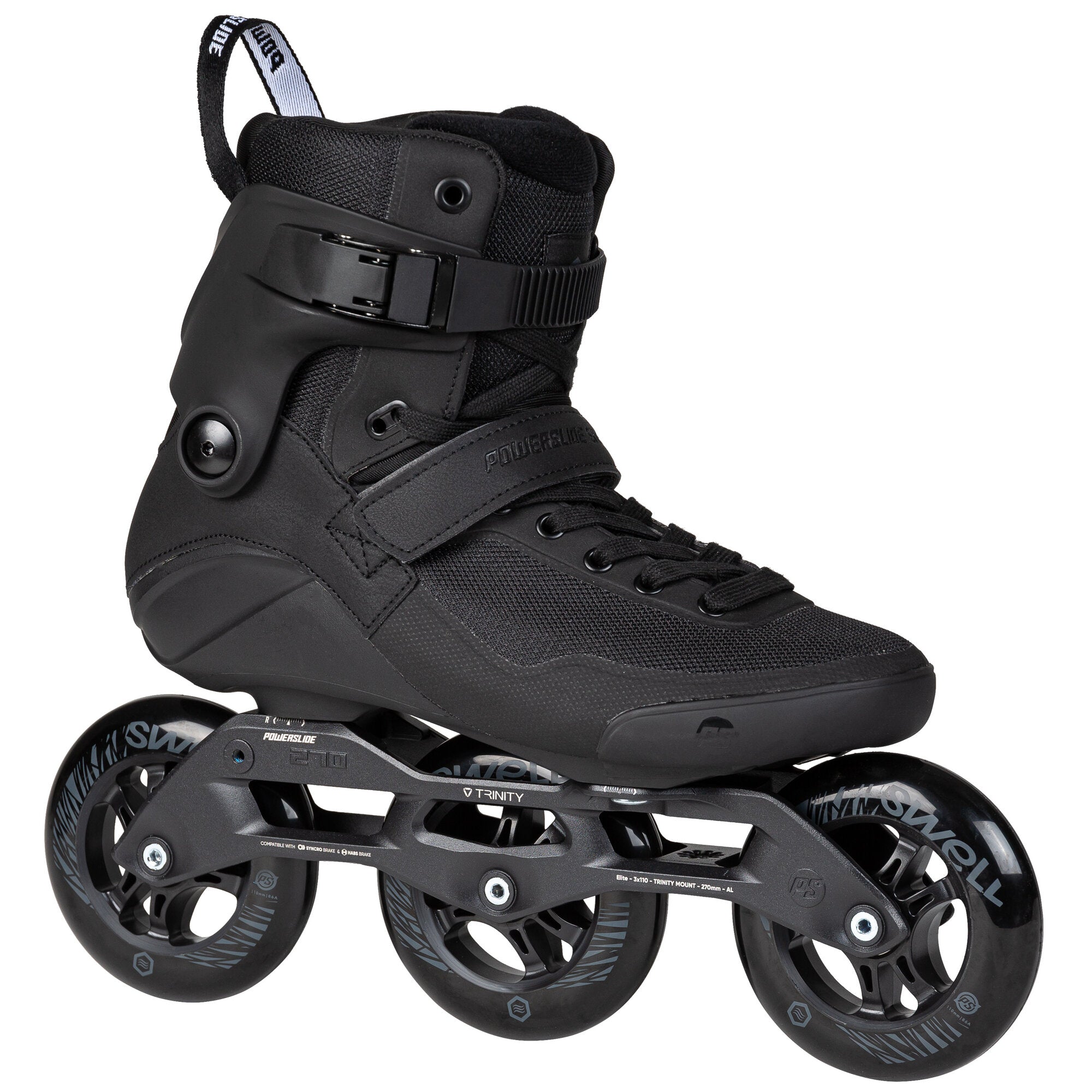 powerslide-swell-triple-black-110-fitness-inline-skates image 2