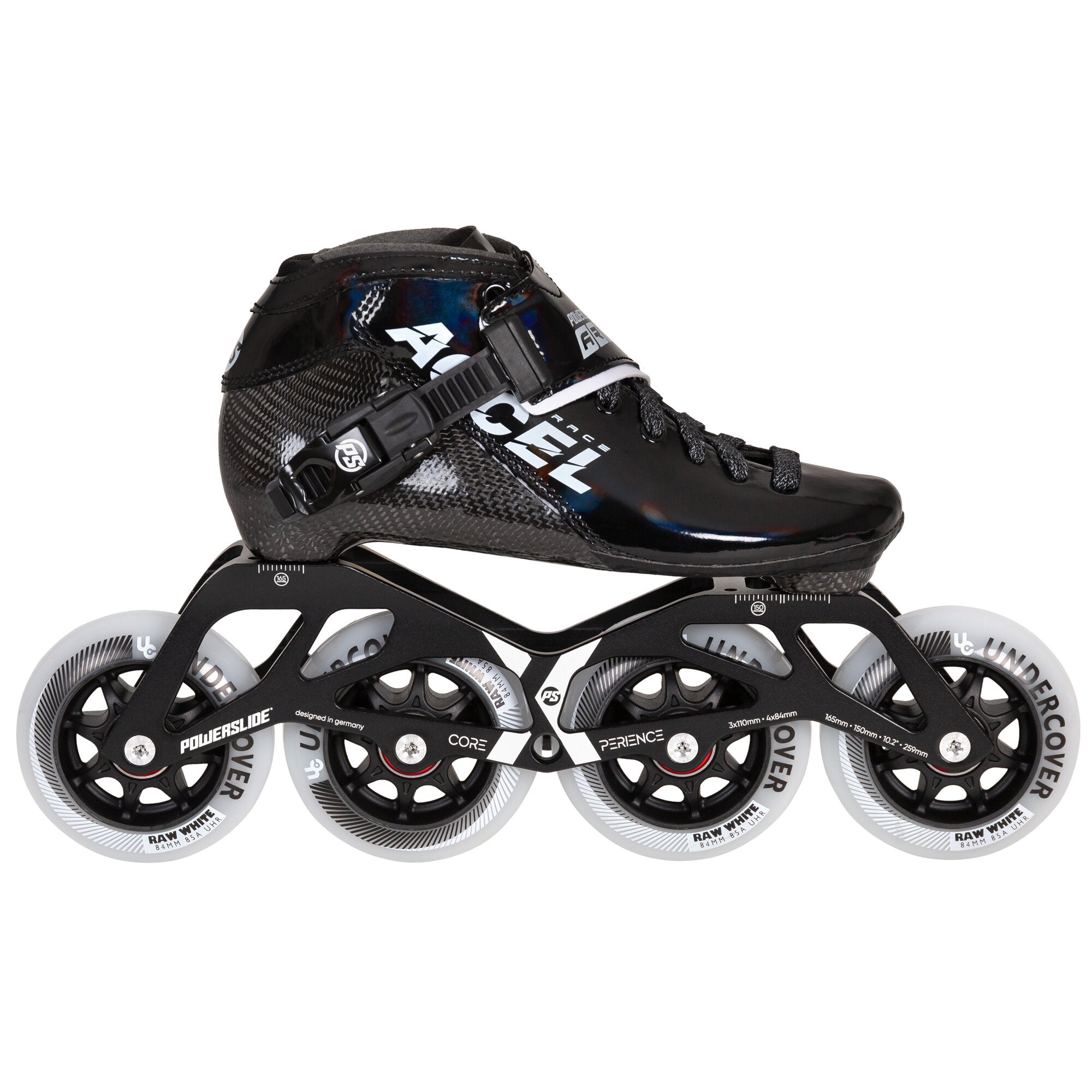 powerslide-accel-race-black-kids-speed-skates-schwarz image 1