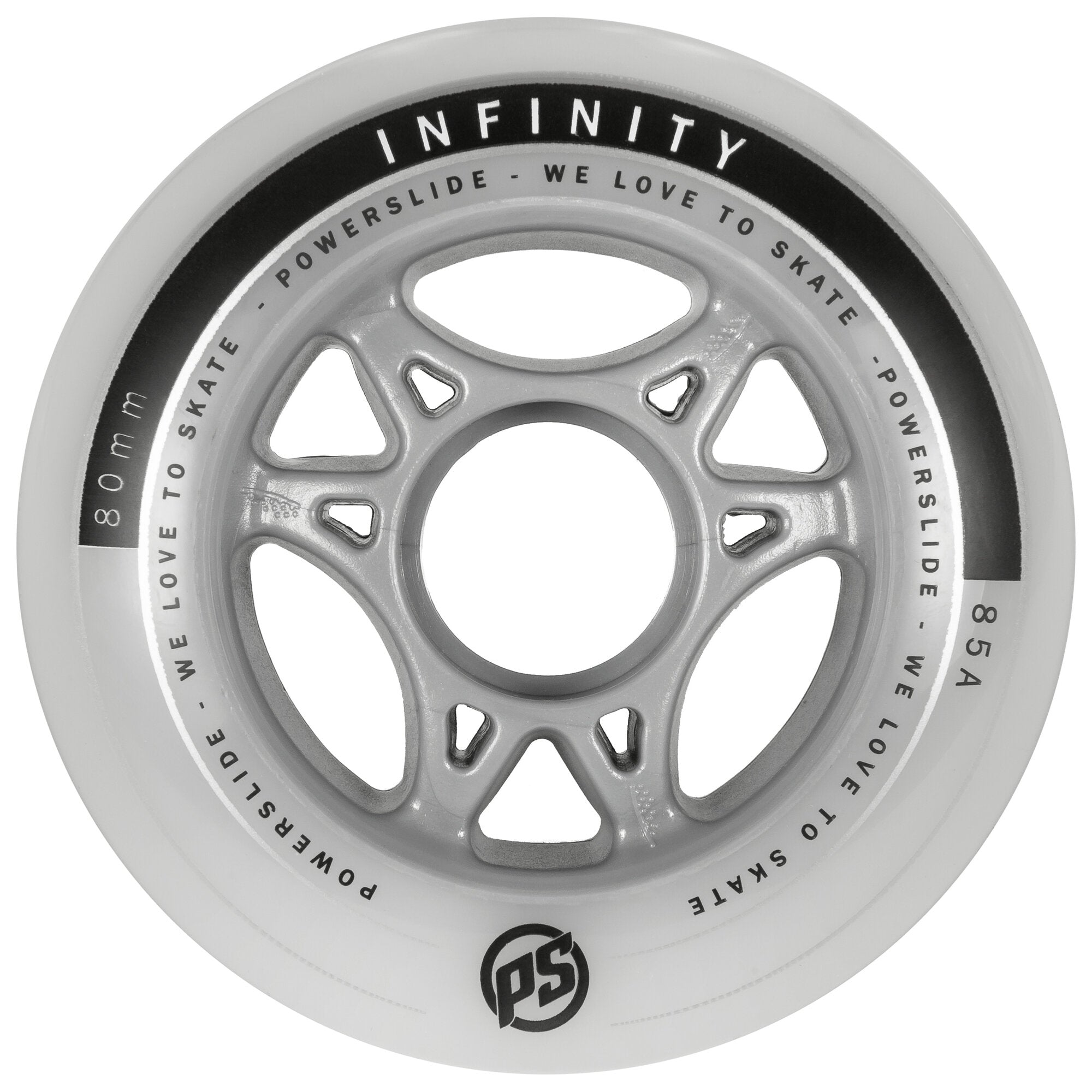 powerslide-infinity-80-85a-rolle-rauchgrau-4er-pack image 1