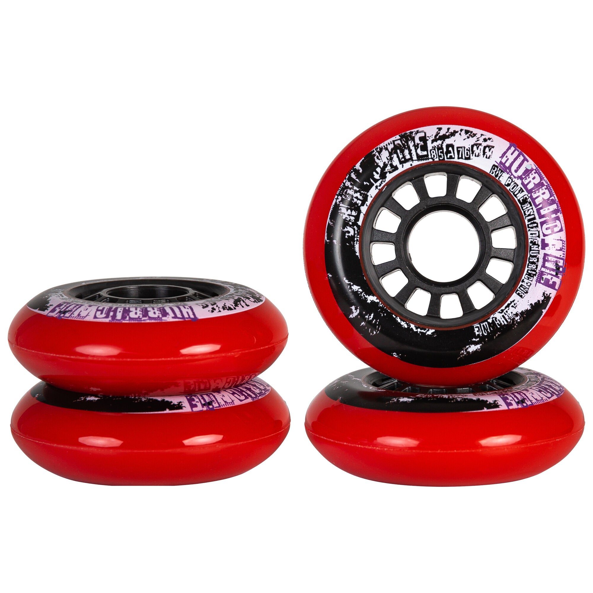 powerslide-hurricane-76-85a-red-4-pack-urban-rollen image 4