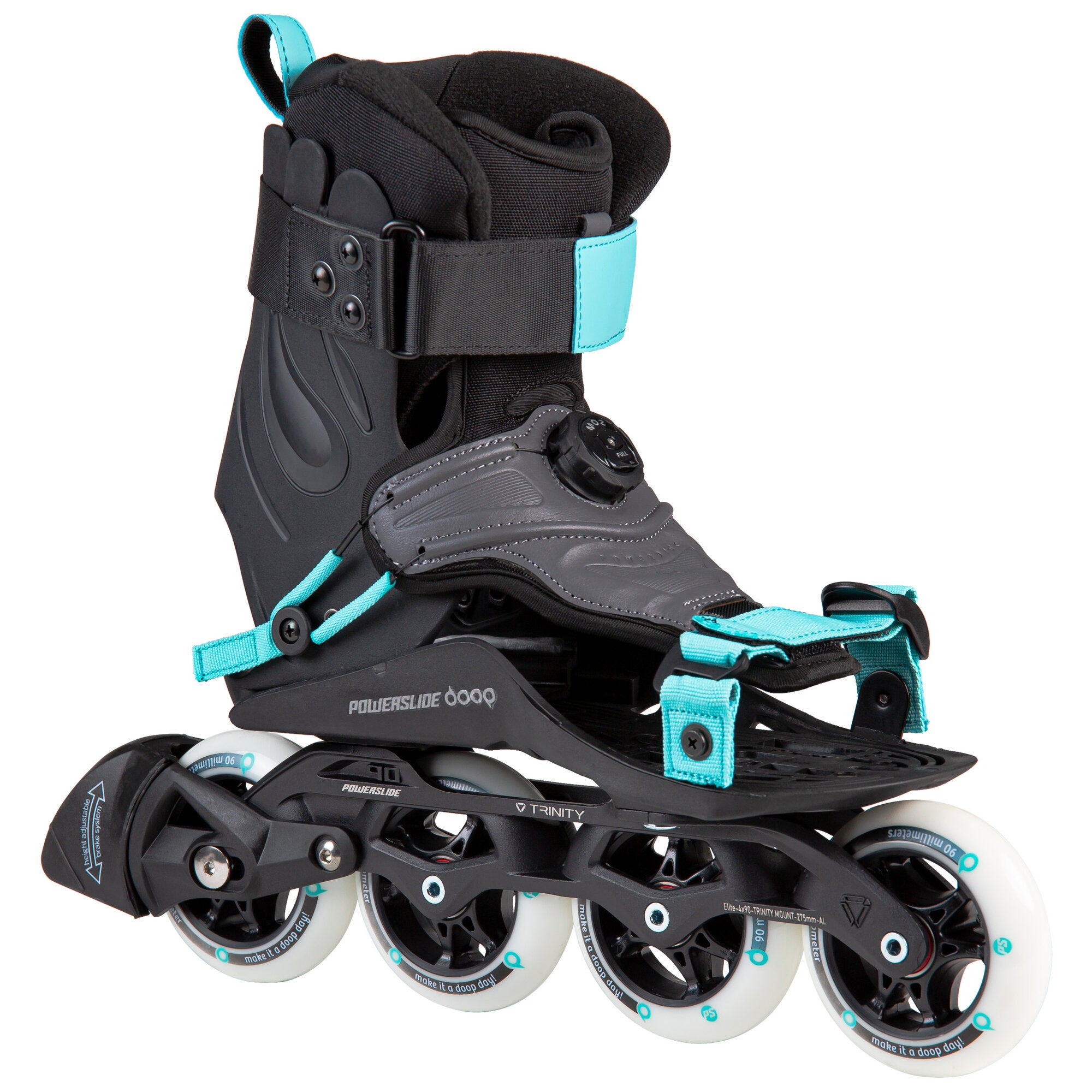 powerslide-doop-urban-90-step-in-skate-3x90-trinity image 2