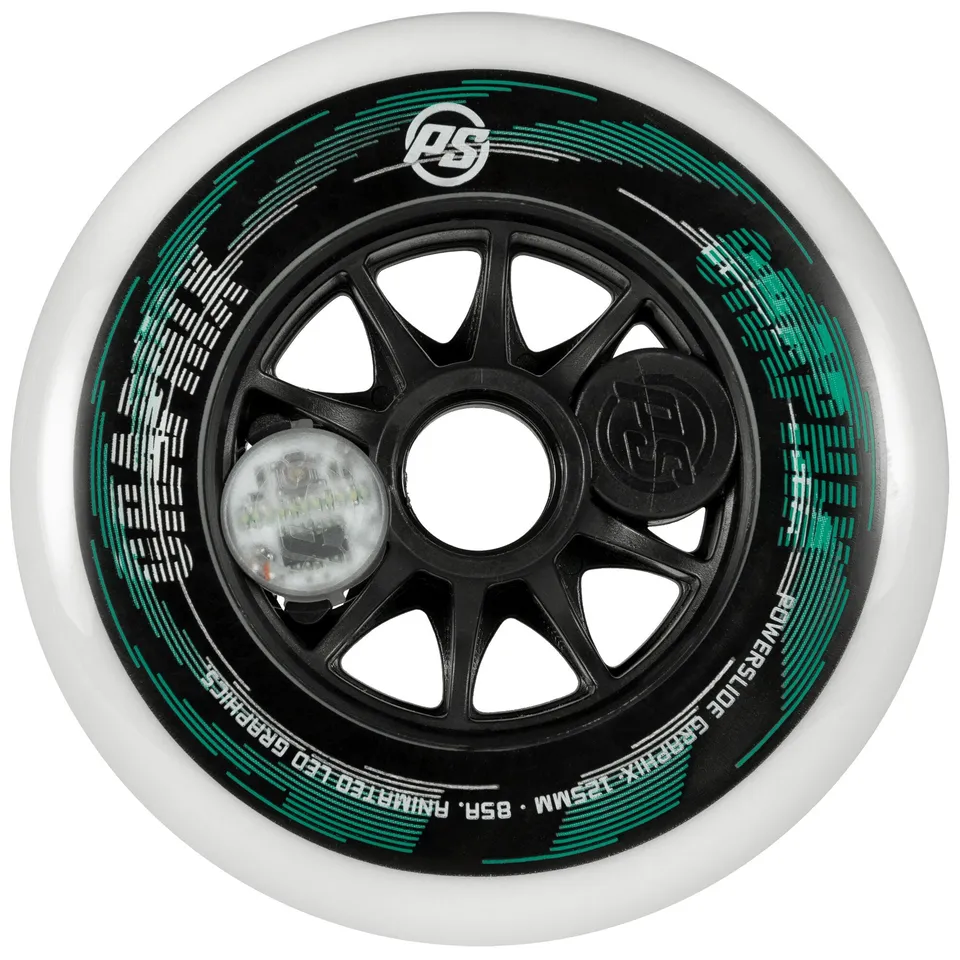 powerslide-graphix-125-85a-white-led-rolle-1-st-ck image 1