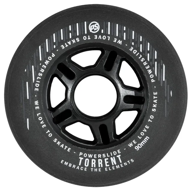 powerslide-torrent-90-84a-regenrollen-4-pack-schwarz image 1