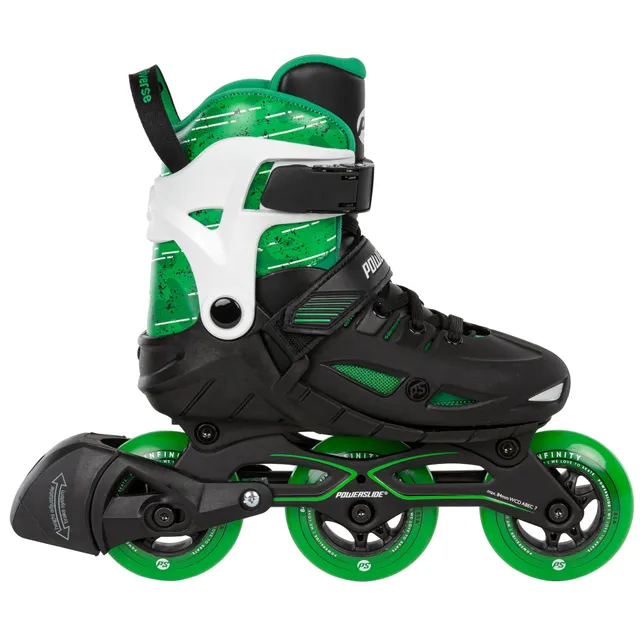 powerslide-phuzion-universe-green-gr-enverstellbarer-kinder-inline-skate-3-rolle image 1