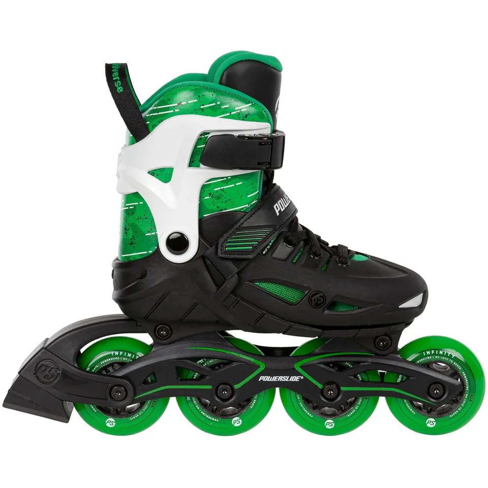 powerslide-phuzion-universe-4w-green-verstellbarer-kinder-inline-skate image 1