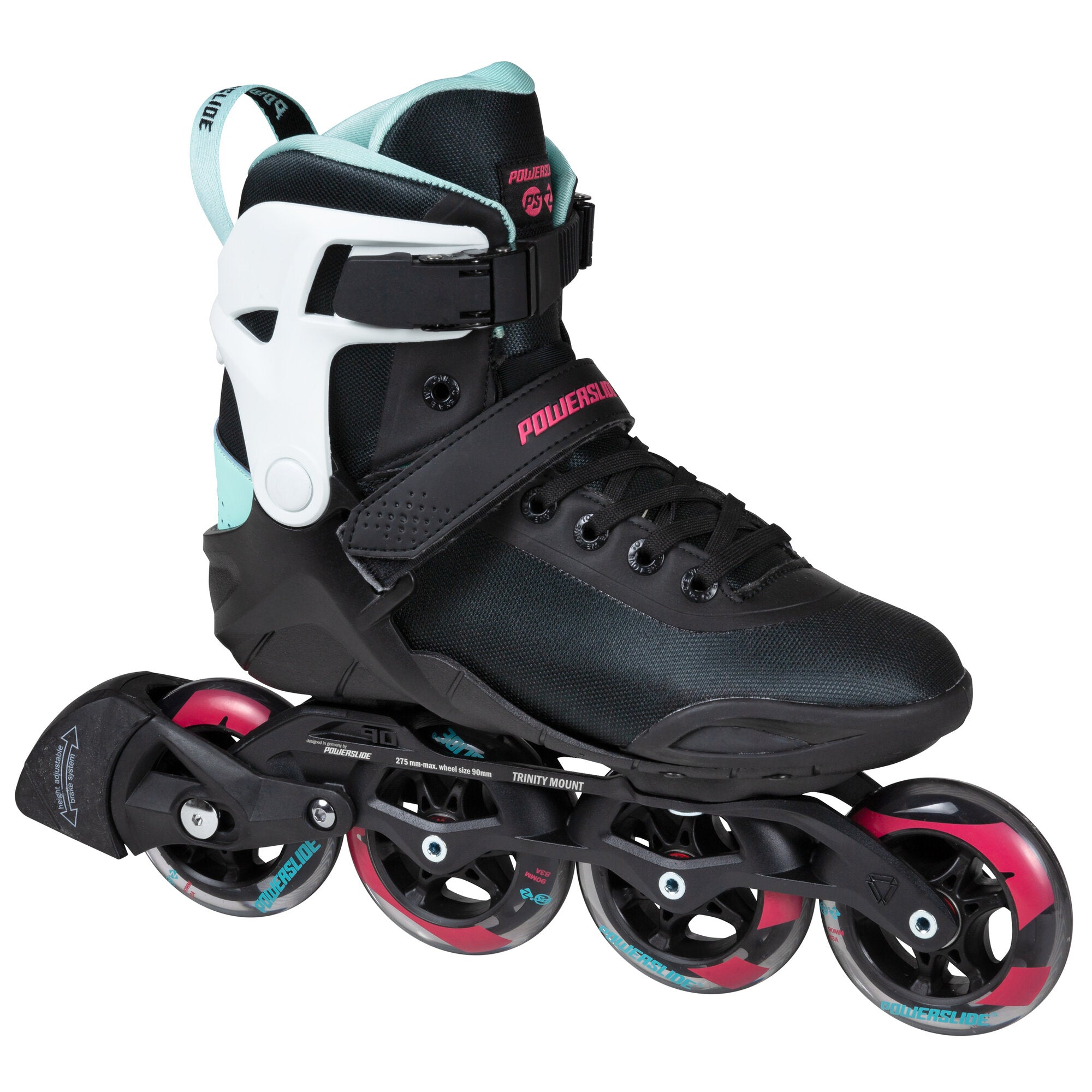 powerslide-phuzion-radon-teal-90-fitness-inlineskate image 2
