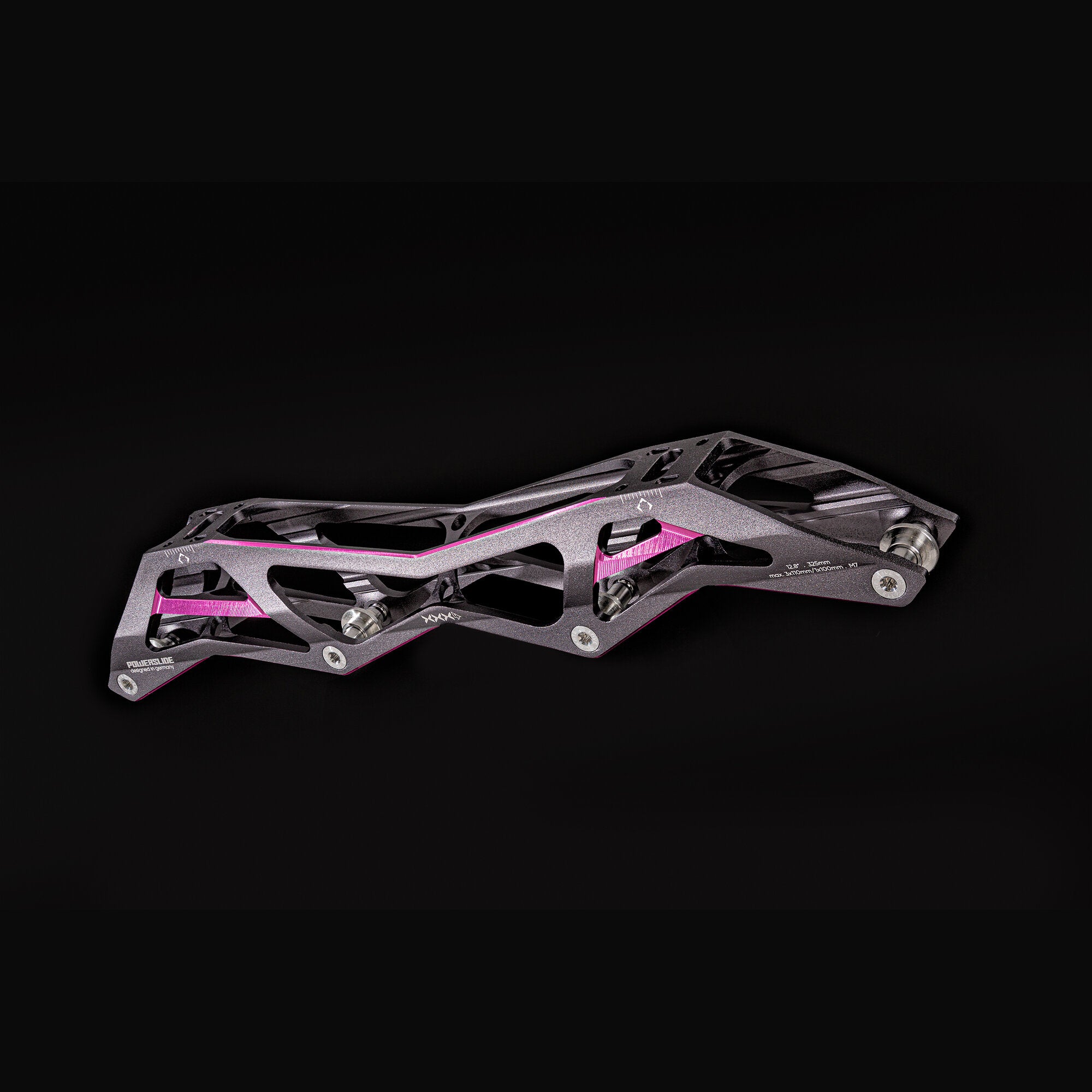 powerslide-3x4-110-100-titanium-pink-inline-race-frame-195-mm image 6