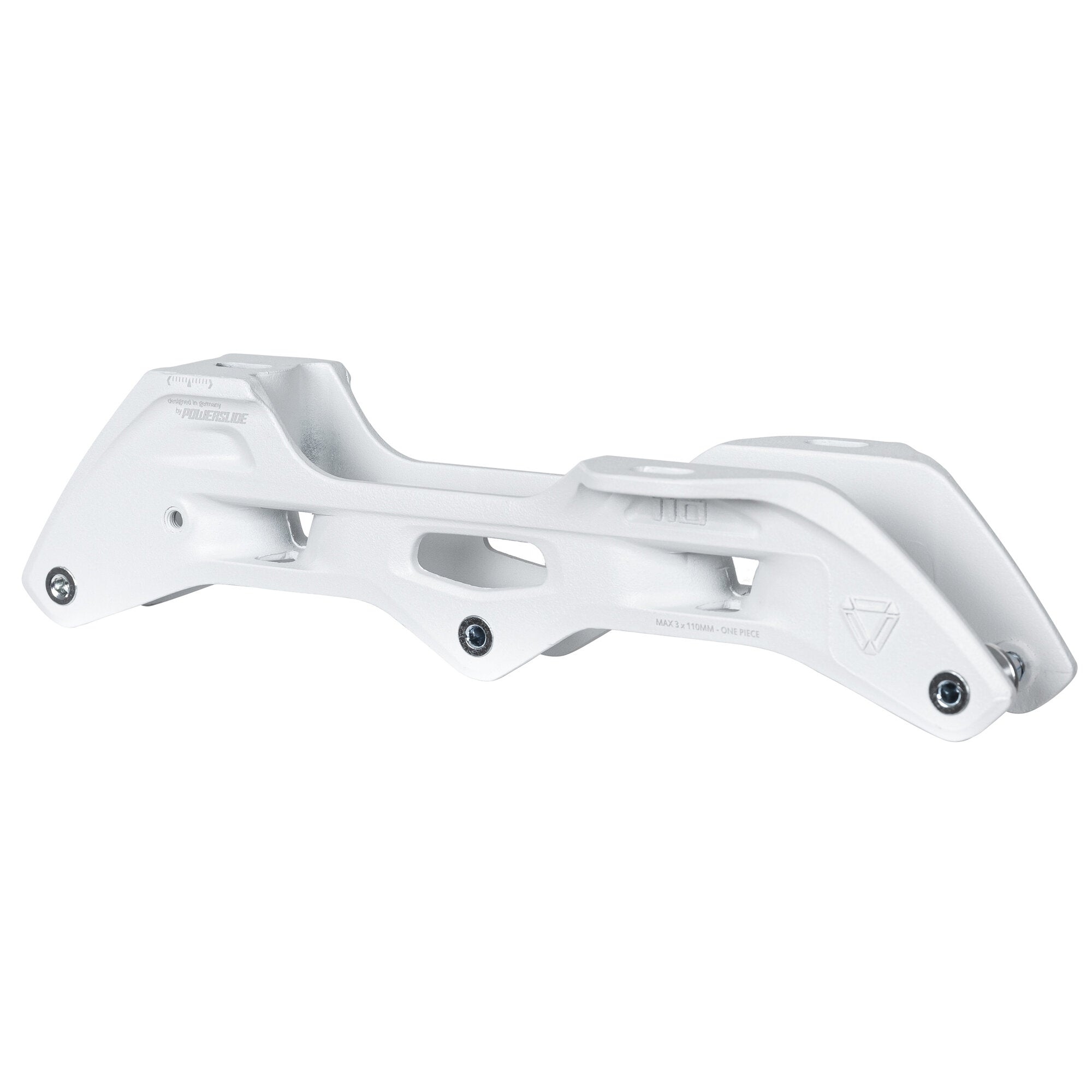 powerslide-elite-cast-al-243-3x110-white-tri-alu-skate-schiene-243-mm-3x110-mm image 2