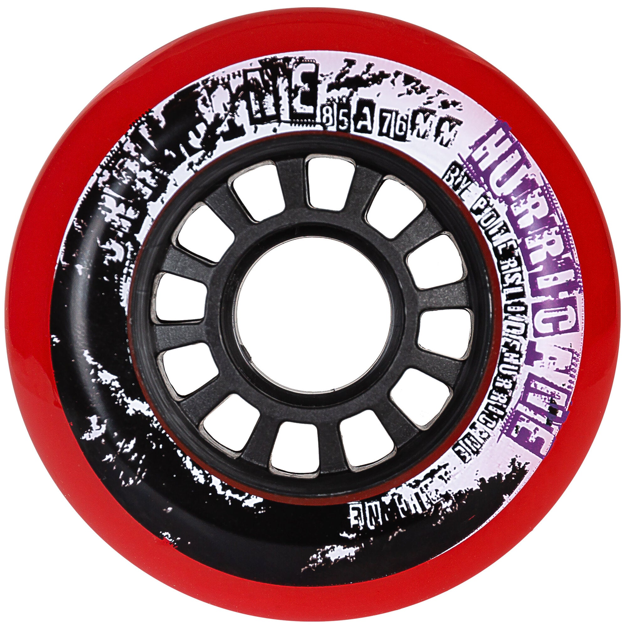 powerslide-hurricane-76-85a-red-4-pack-urban-rollen image 1