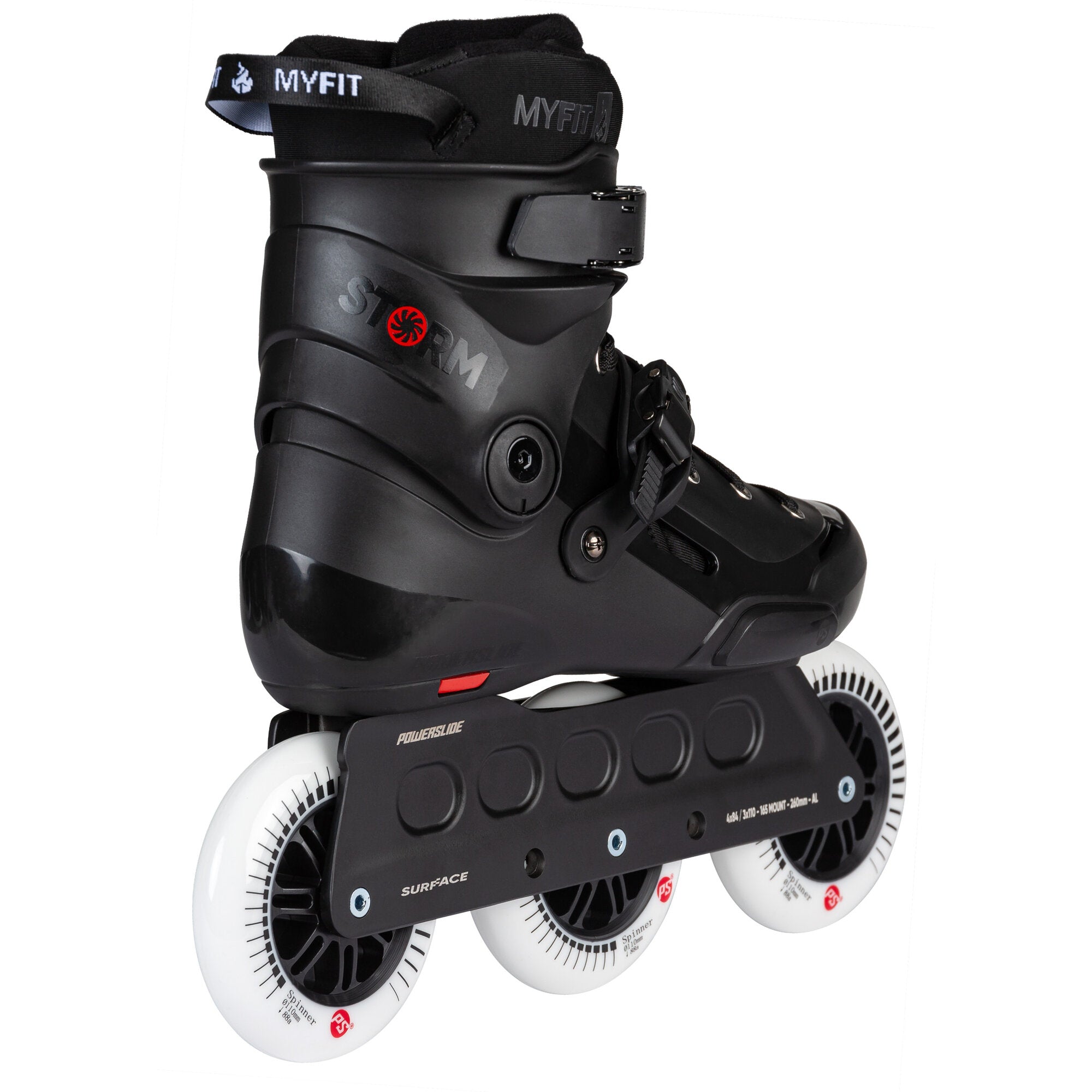 powerslide-storm-black-110-inline-skate-3x110 image 3
