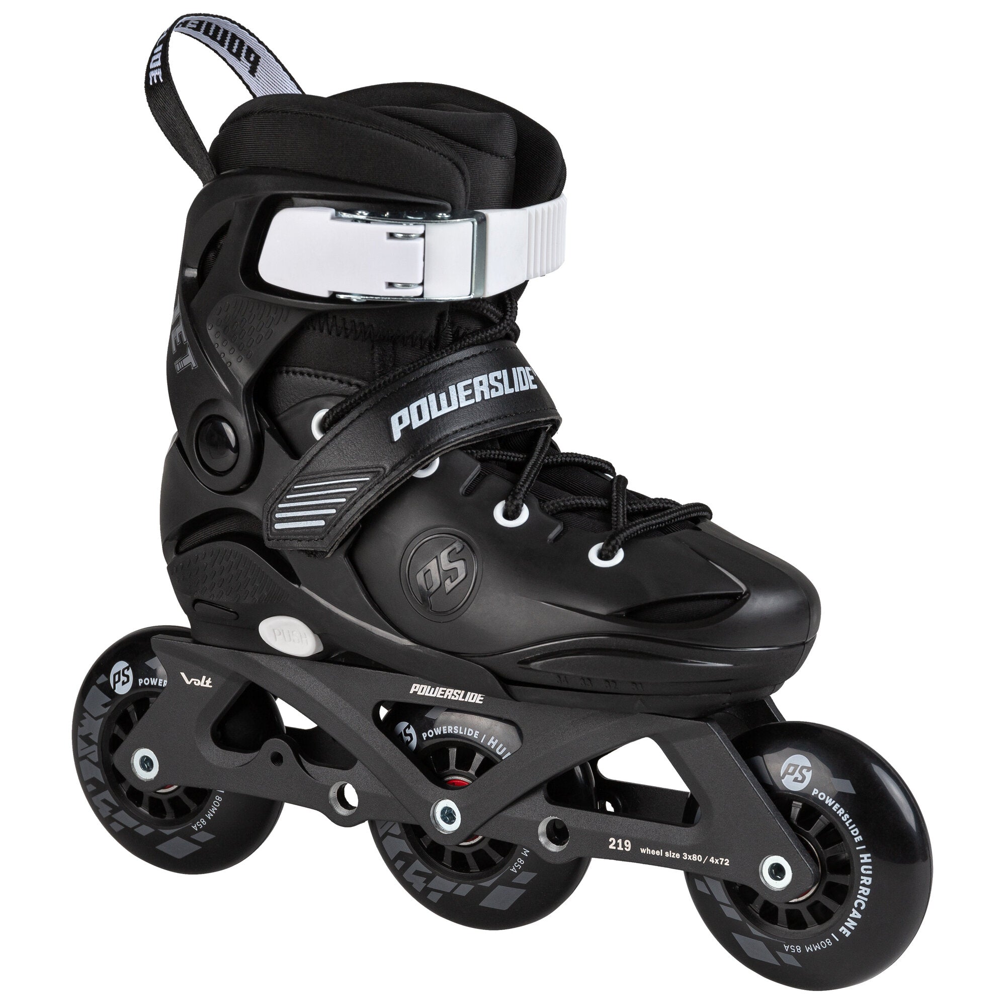 powerslide-jet-pro-black-verstellbare-kinder-inline-skates image 2
