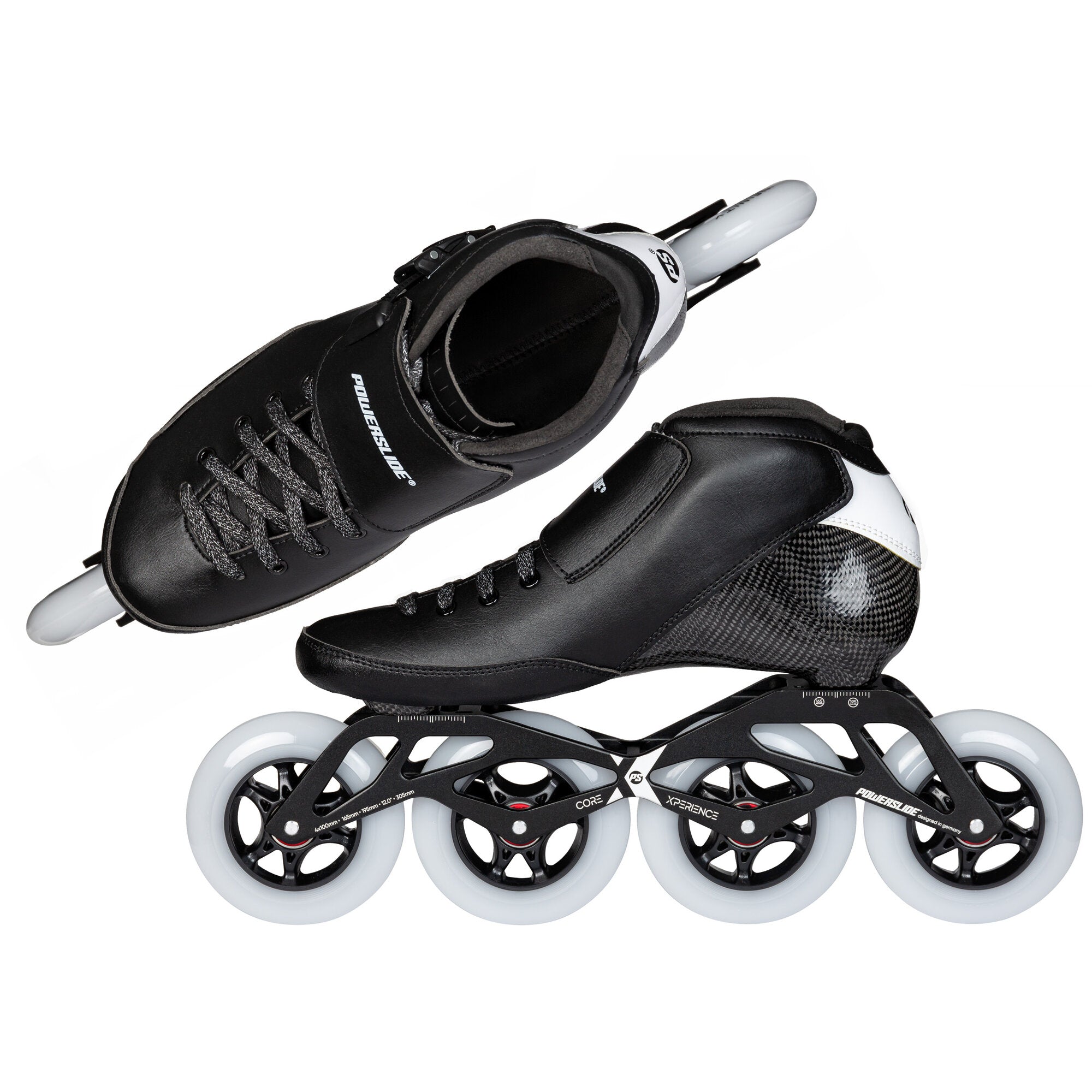 powerslide-falcon-black-4x100-kinder-speedskate image 4