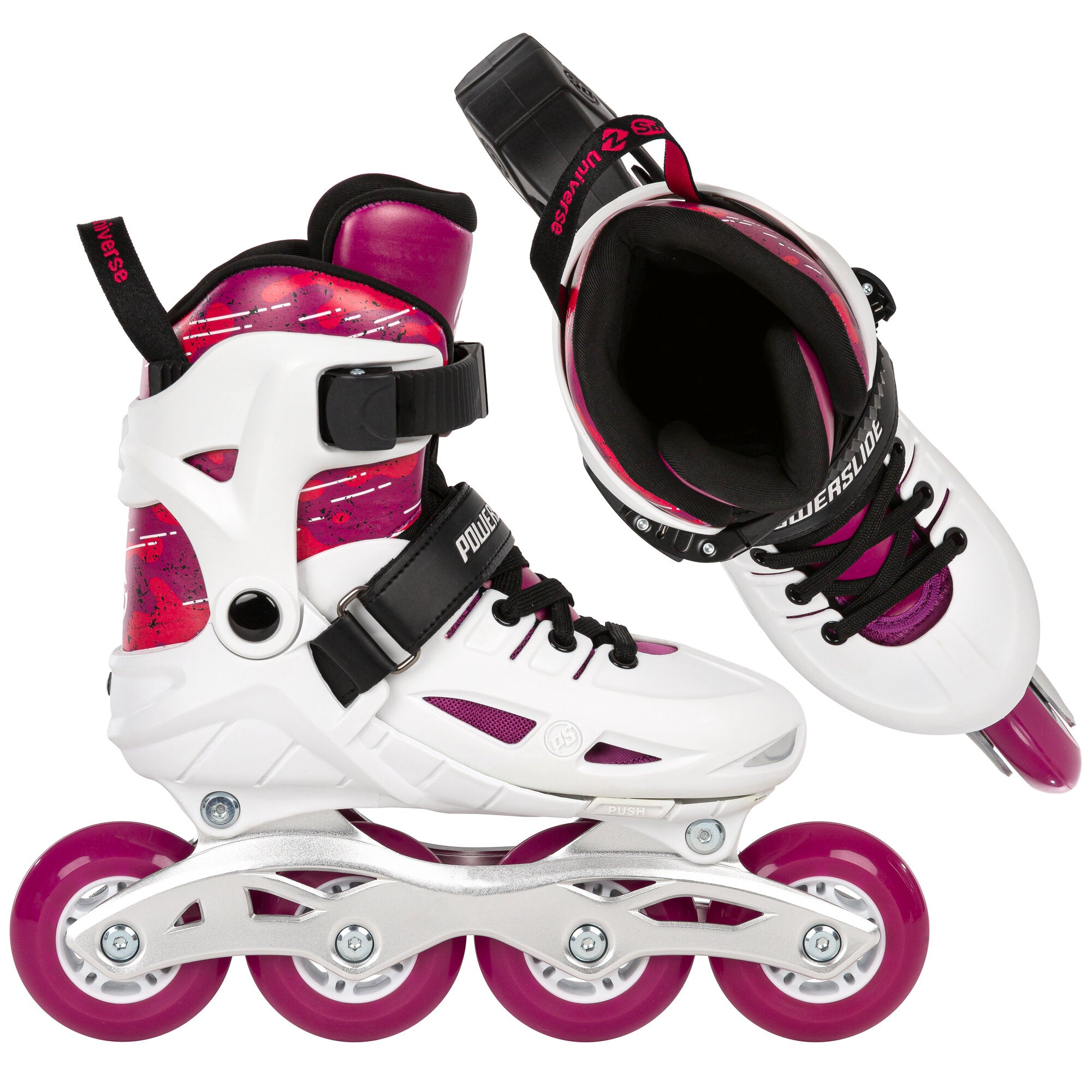 powerslide-phuzion-universe-4w-pink-kinder-inline-skate-verstellbar image 7