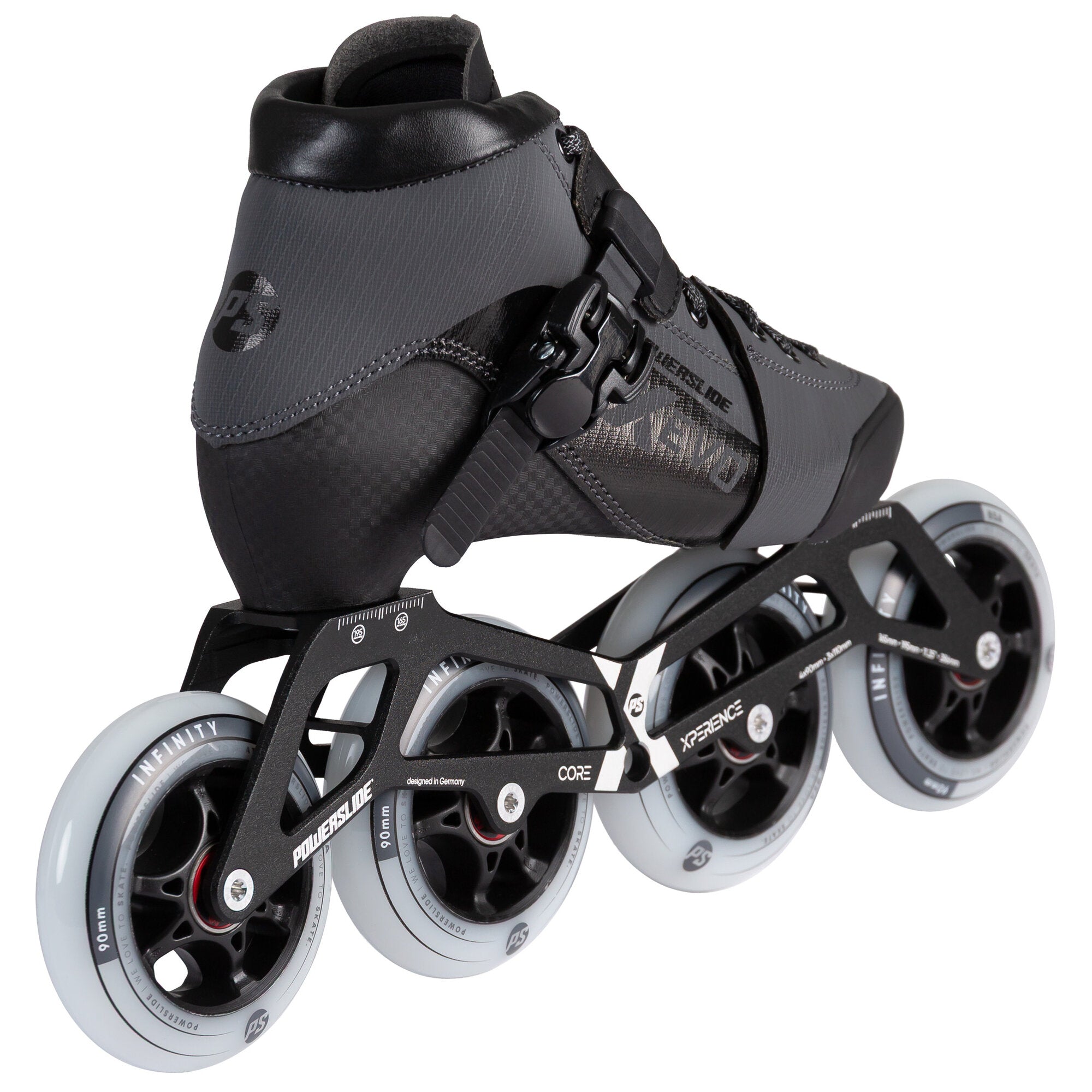 powerslide-triple-x-evo-dark-grey-adj-kids-speedskate-verstellbar image 3