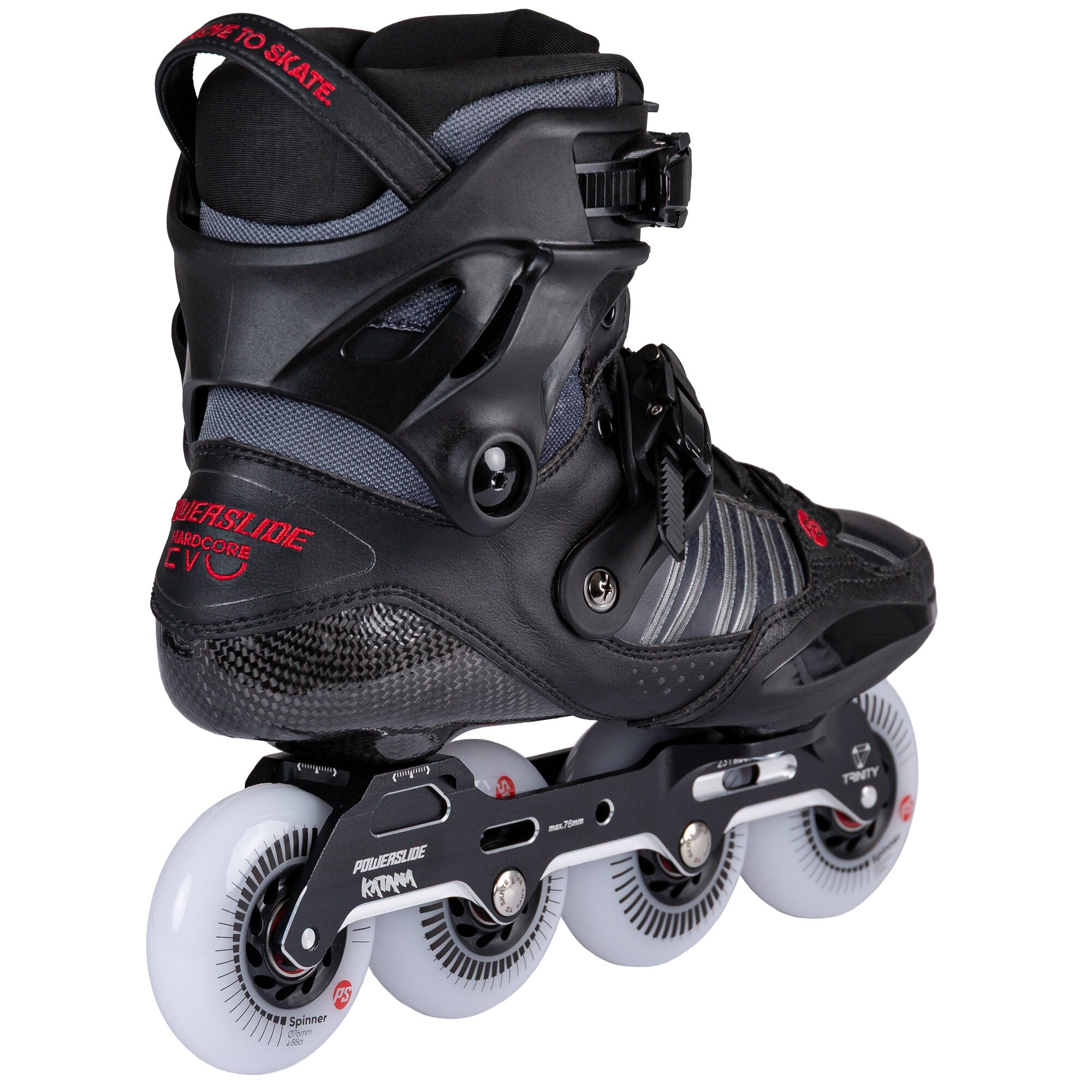 powerslide-hc-evo-pro-urban-freestyle-inline-skates-carbon image 3
