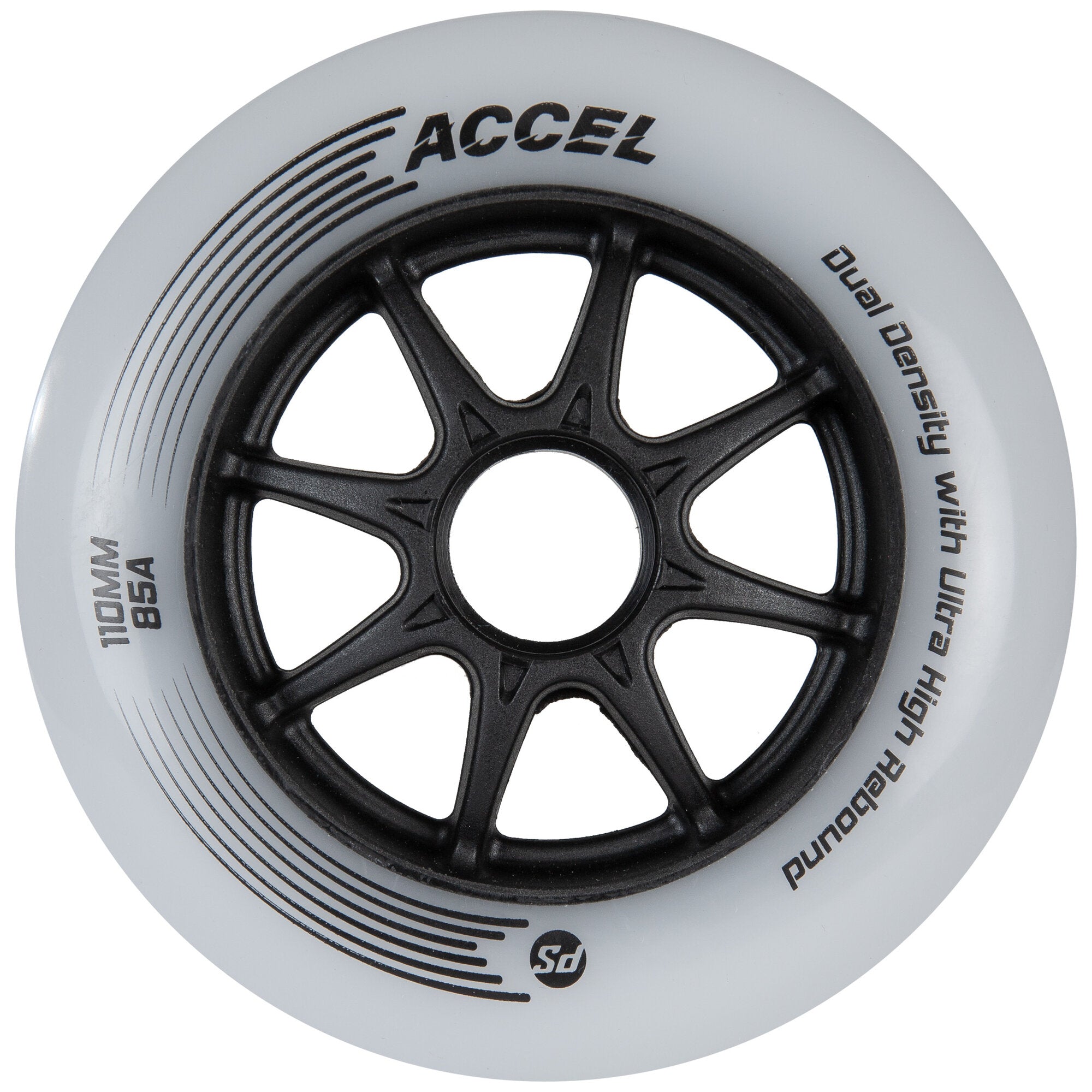 powerslide-accel-110mm-85a-8er-pack-dual-density-trainingsrollen-grau image 1