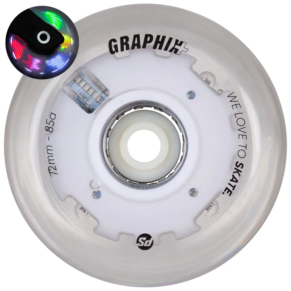 powerslide-graphix-plus-72mm-led-rolle-einzeln image 1