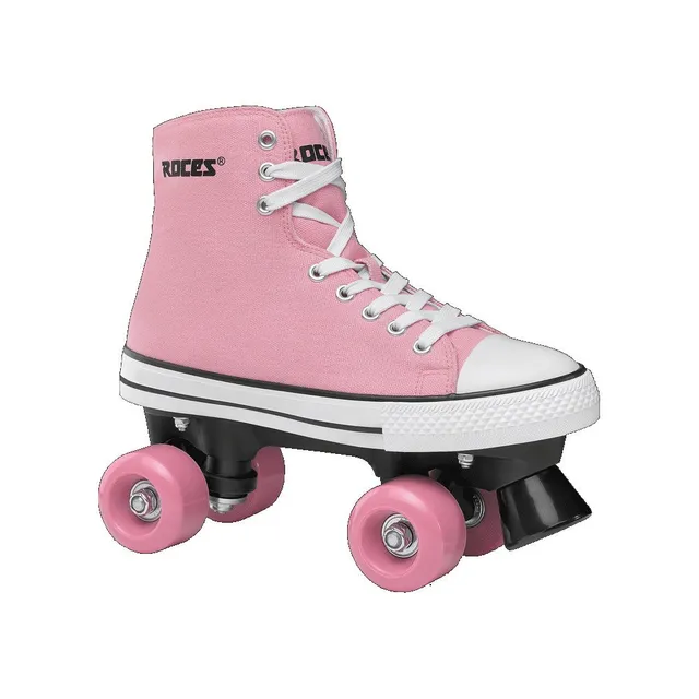 roces-kinder-chuck-classic-roller-rollerskates-retro-leinenschuh-design-pvc-roll image 1