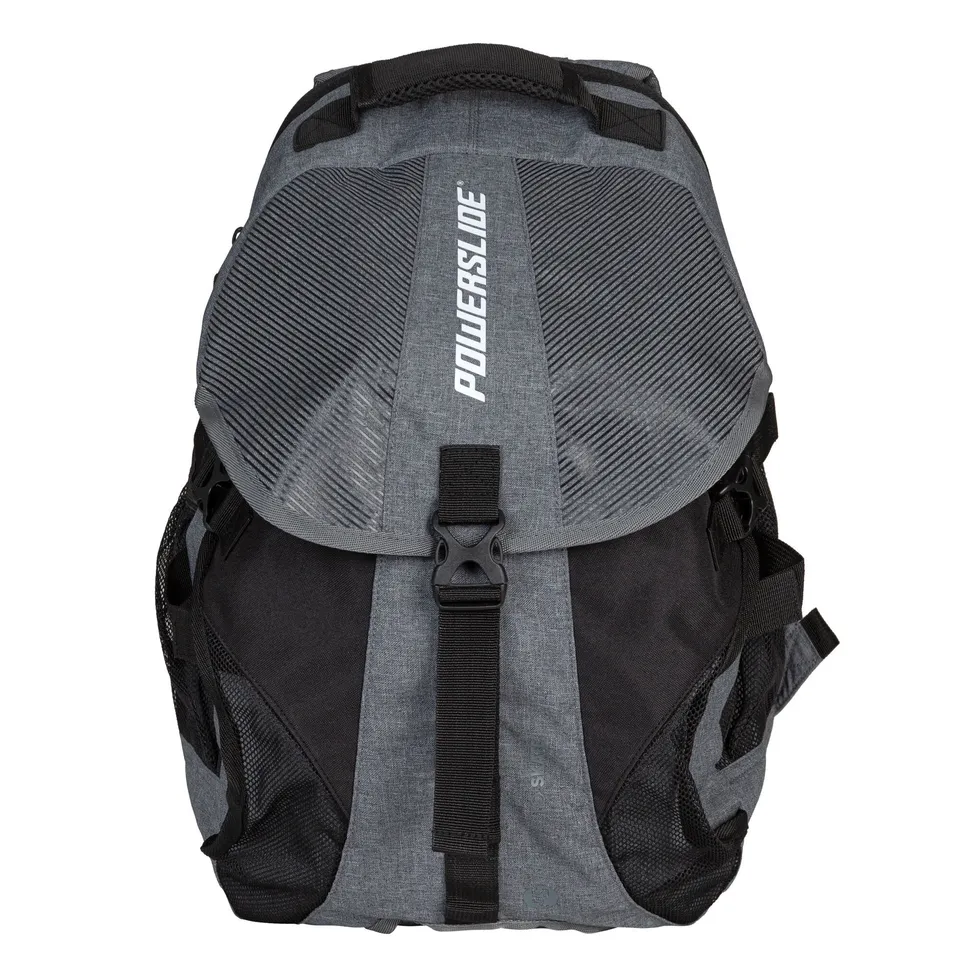 powerslide-fitness-backpack-grey-skate-rucksack image 1