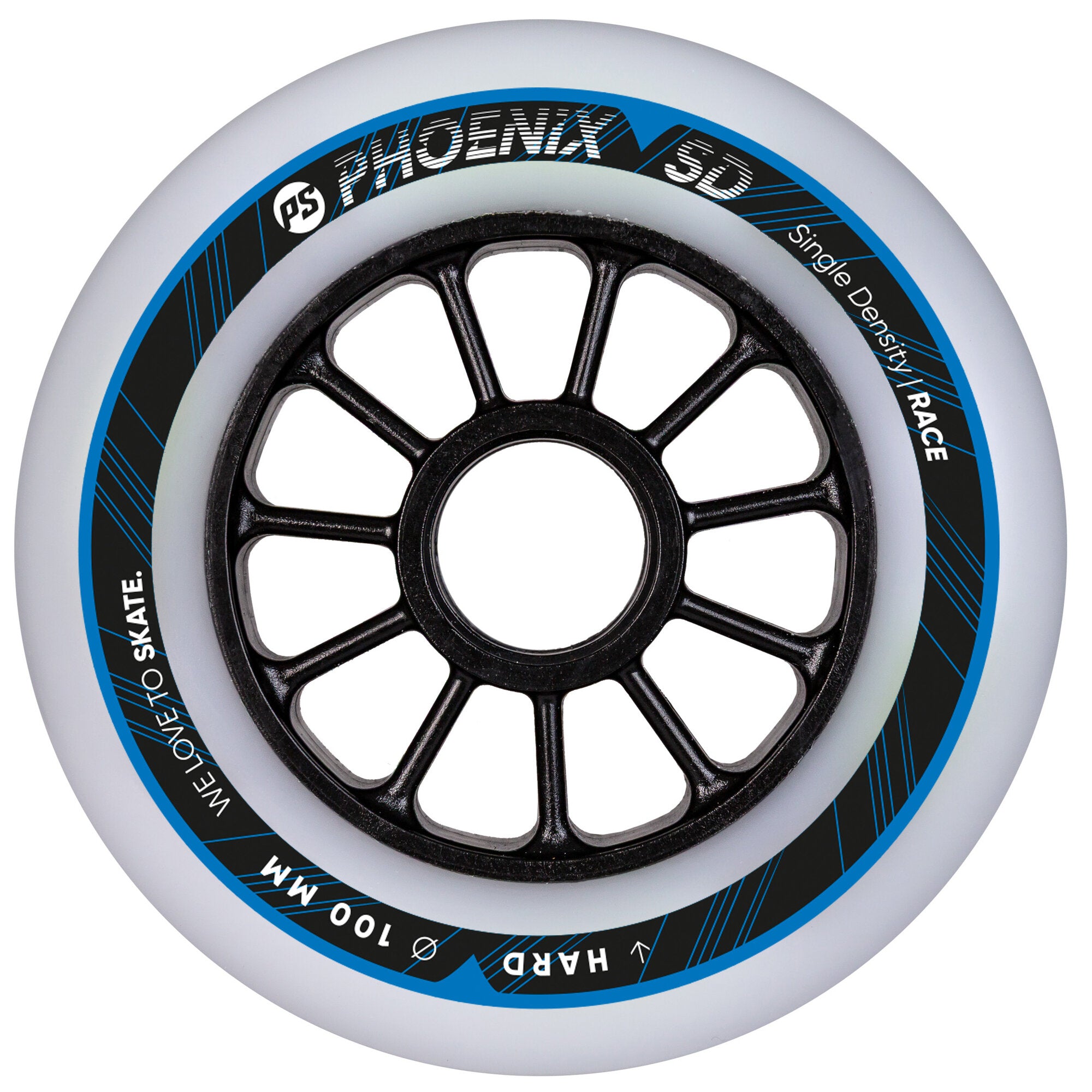 powerslide-phoenix-100mm-sd-hard-8er-pack-single-density-rollen-wei image 1