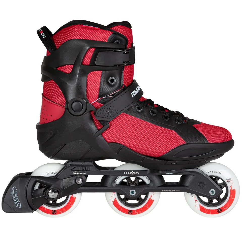 powerslide-phuzion-radon-3x90-herren-inline-skates-schwarz-rot image 1
