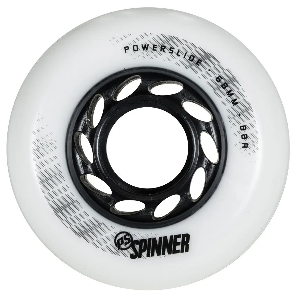 powerslide-spinner-68mm-88a-white-inline-rollen-4er-pack image 1