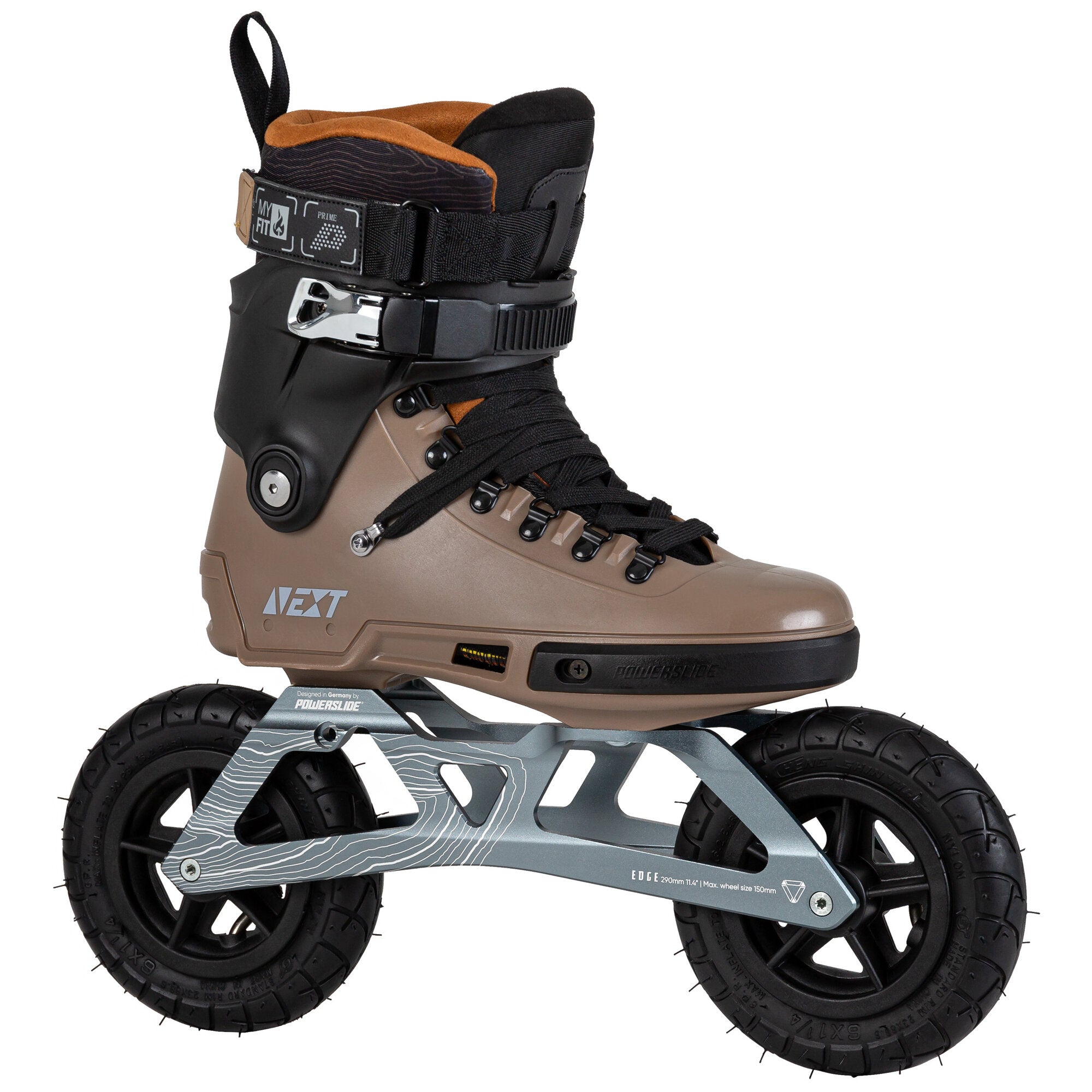 powerslide-next-edge-150-brown-suv-offroad-inline-skates image 2